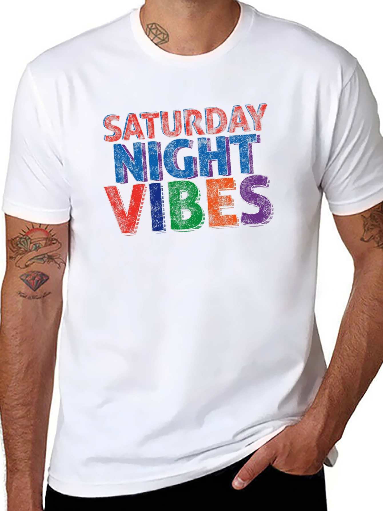 Saturday Night Vibes Graphic T-Shirt