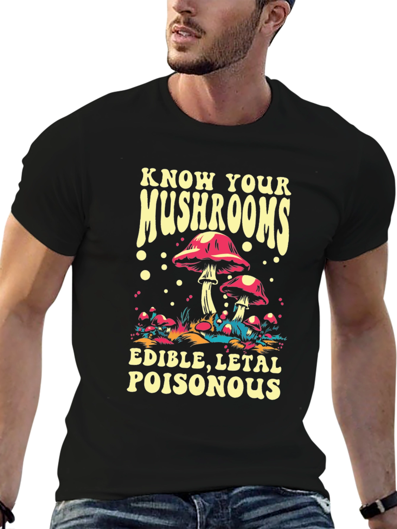 Know Your Mushrooms Graphic Tee