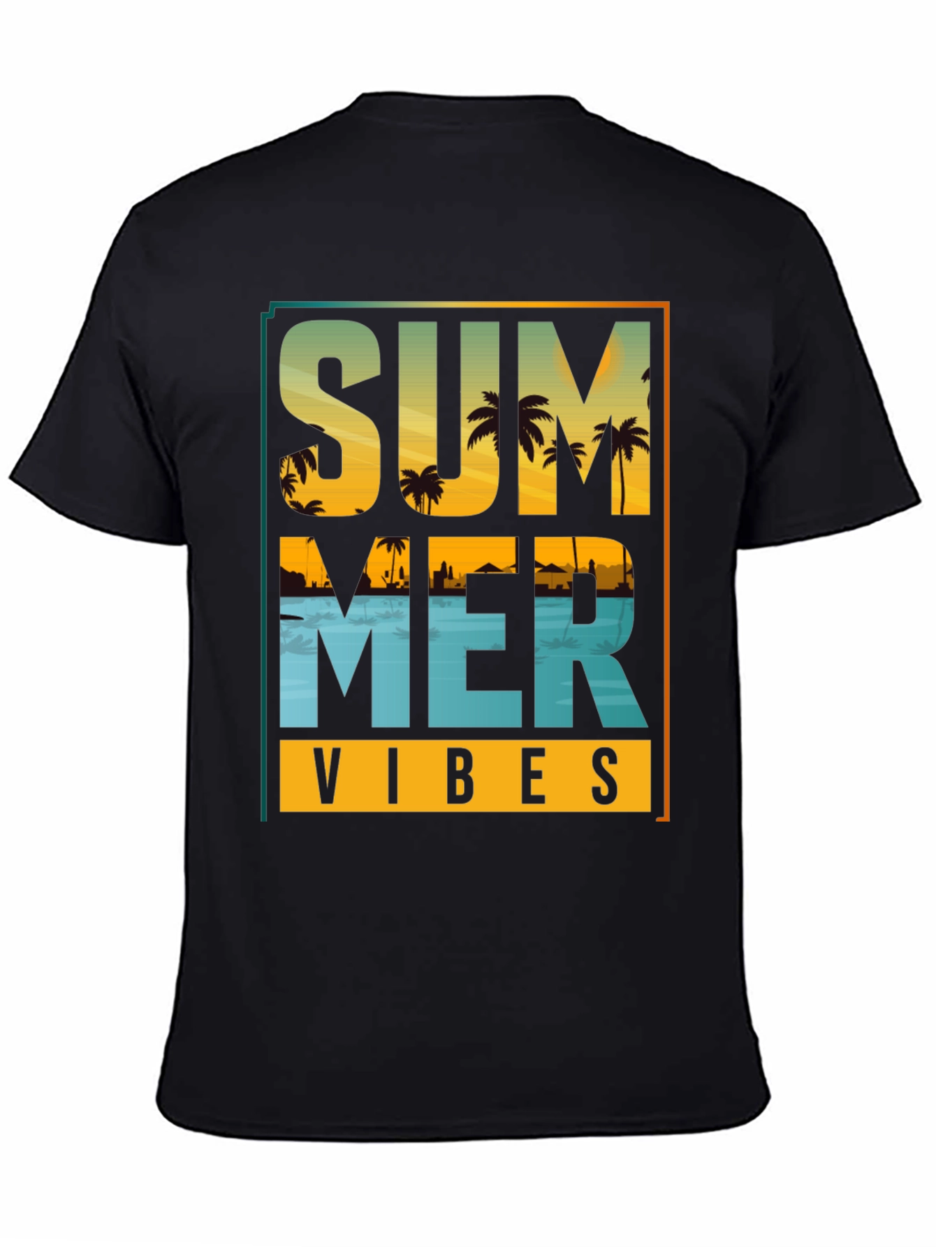 Summer Vibes Graphic T-Shirt - Beach Design