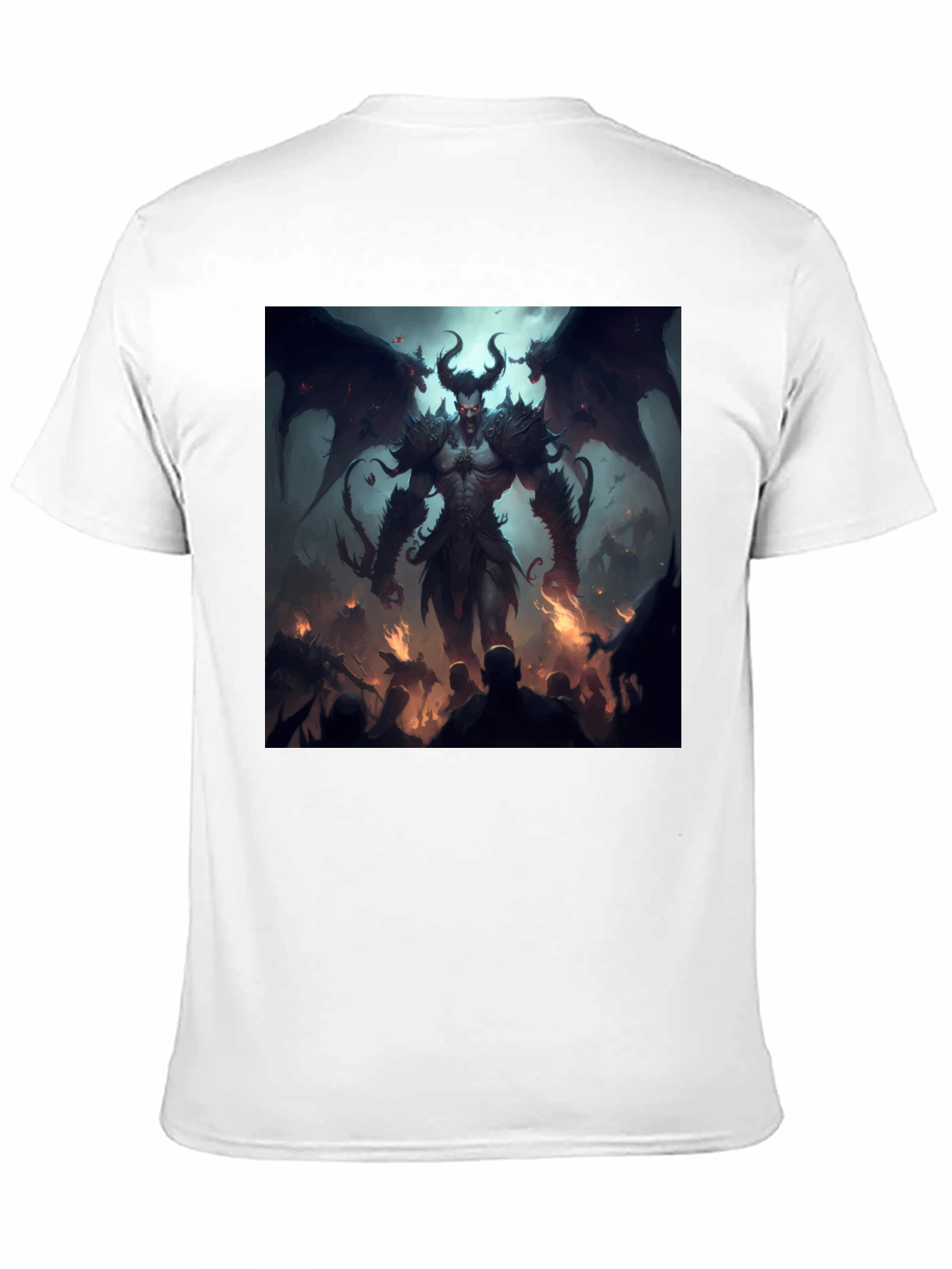 Infernal Demon Graphic Tee - Black T-Shirt