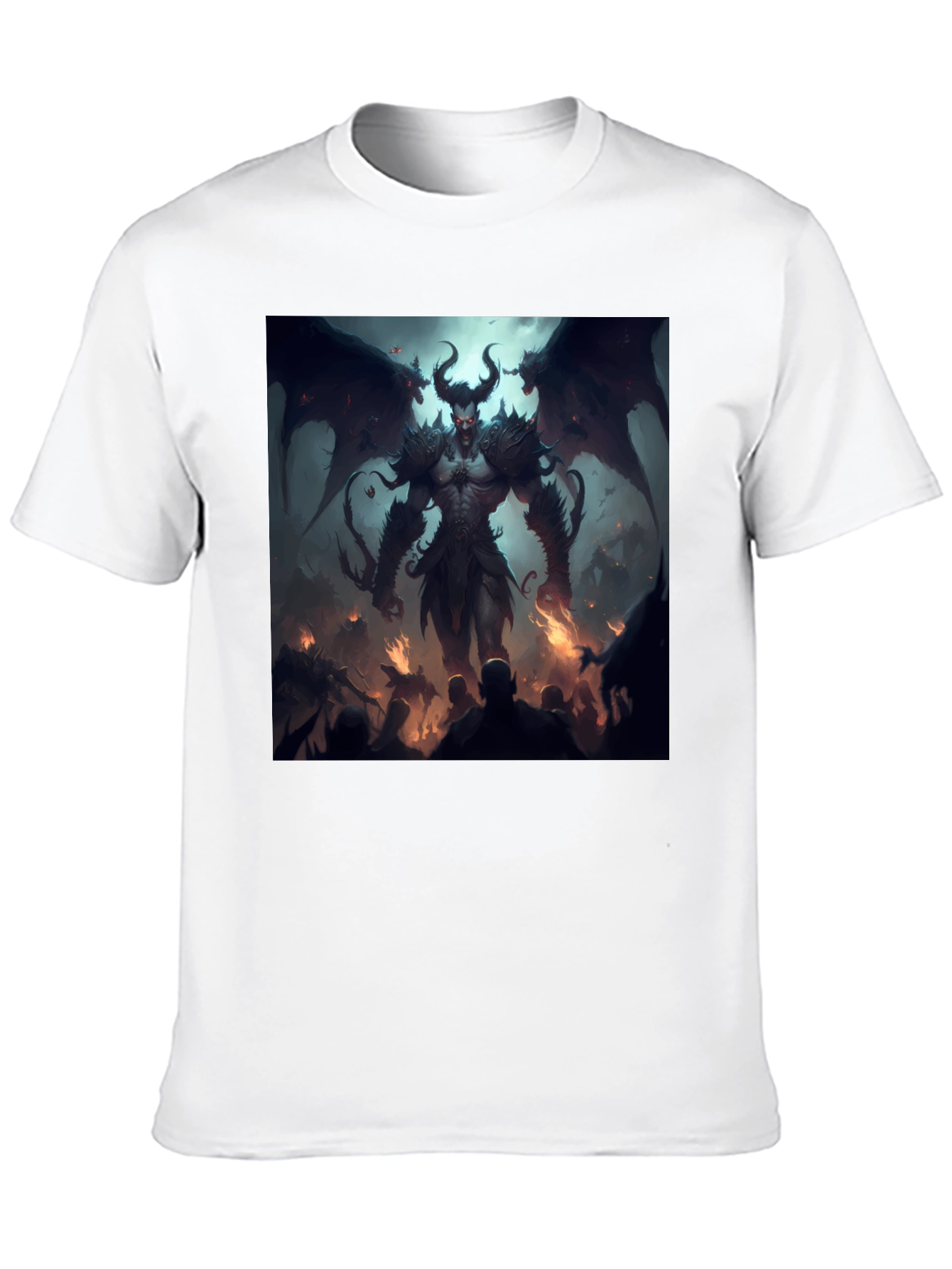 Infernal Demon Graphic Tee - Black T-Shirt