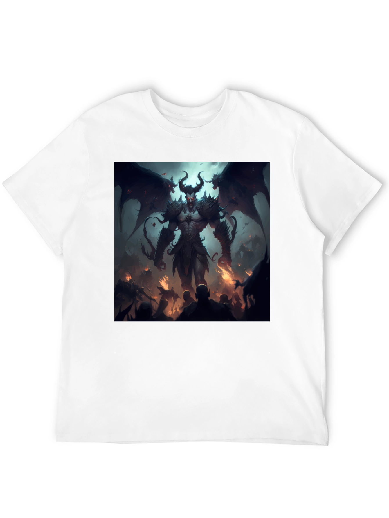 Infernal Demon Graphic Tee - Black T-Shirt