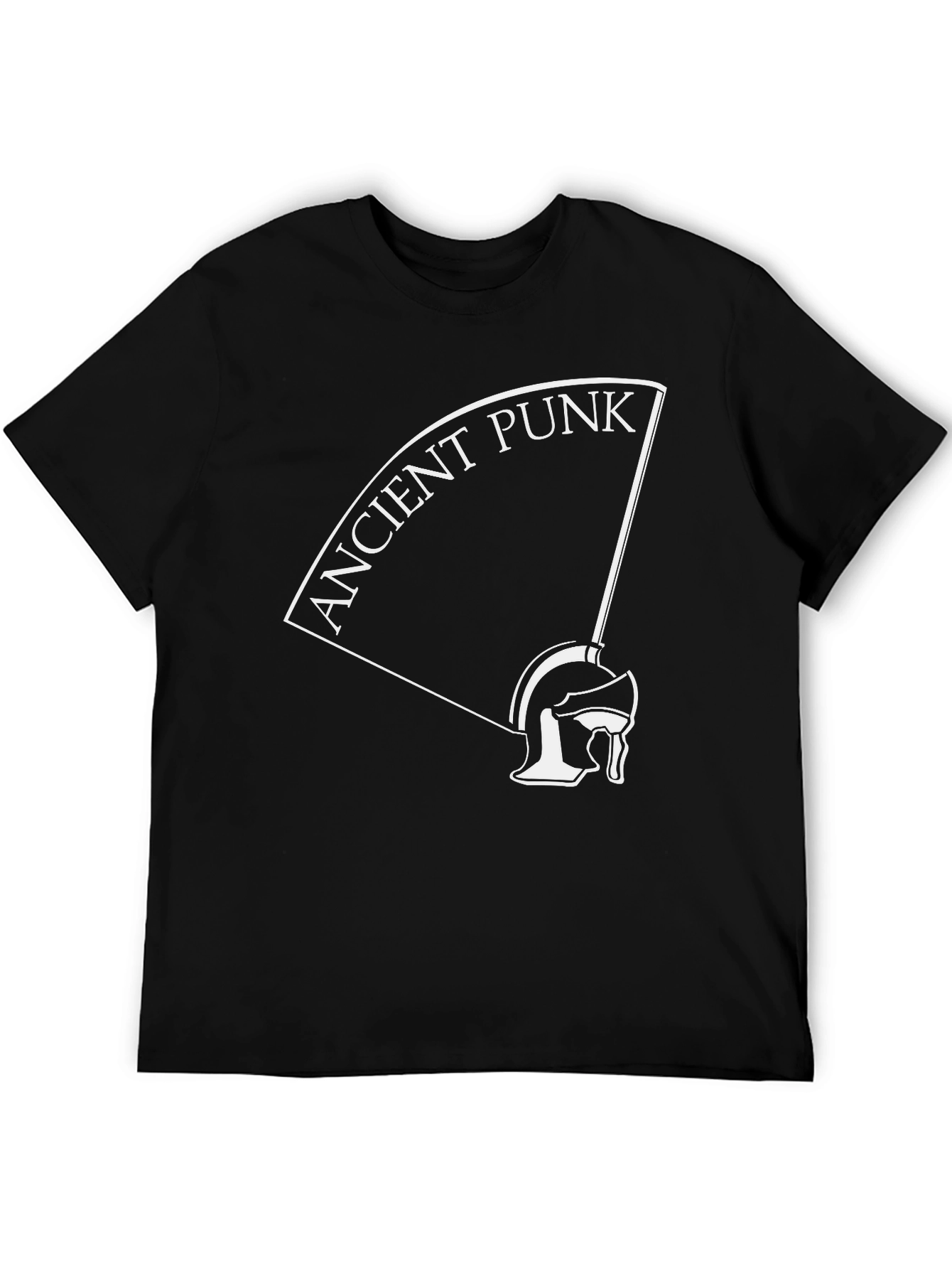 Ancient Punk Graphic T-Shirt - Black Cotton Tee