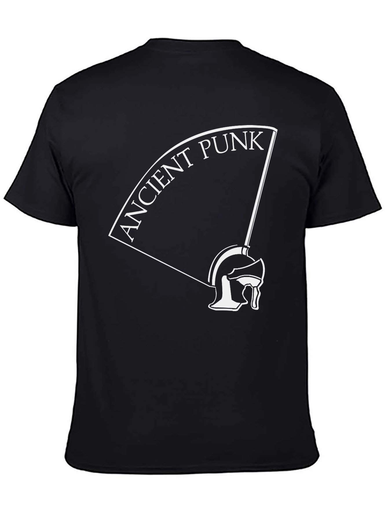 Ancient Punk Graphic T-Shirt - Black Cotton Tee
