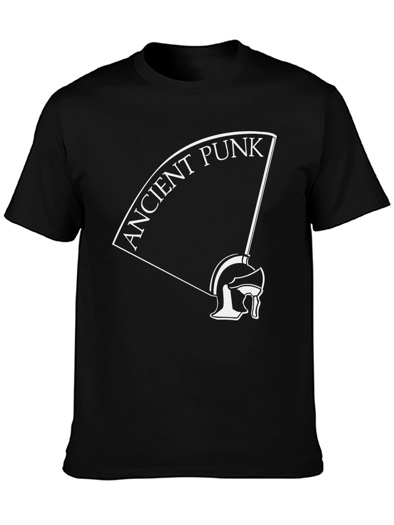Ancient Punk Graphic T-Shirt - Black Cotton Tee