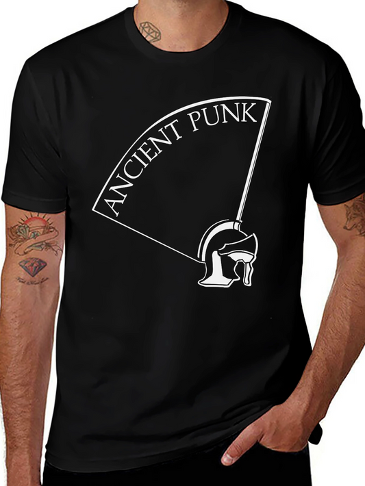 Ancient Punk Graphic T-Shirt - Black Cotton Tee