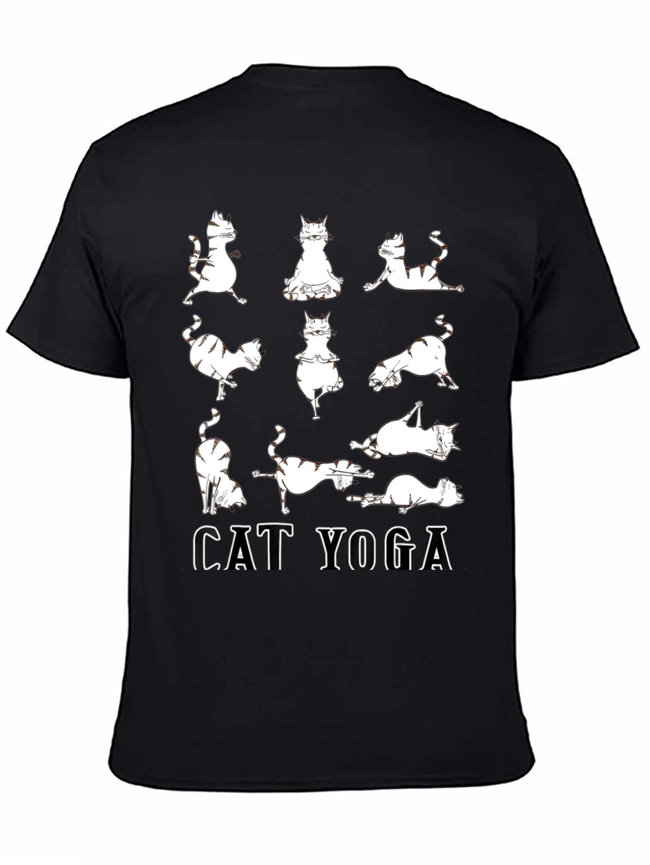 Cat Yoga T-Shirt - Relaxed Fit