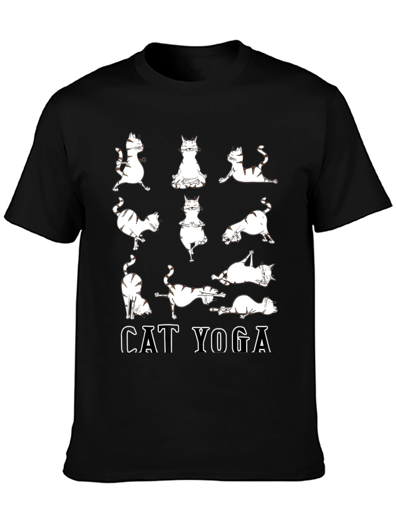 Cat Yoga T-Shirt - Relaxed Fit