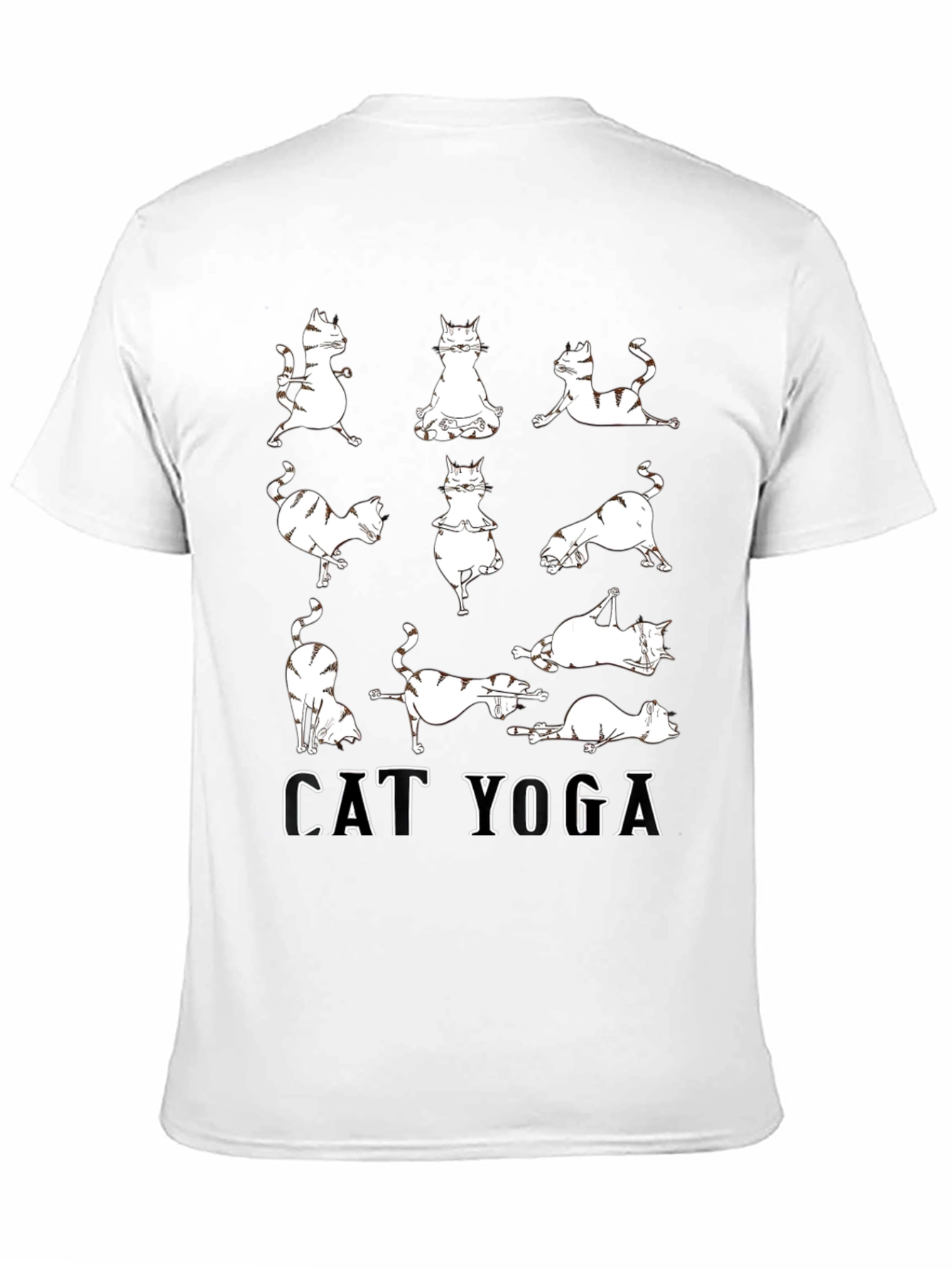 Cat Yoga T-Shirt - Relaxed Fit