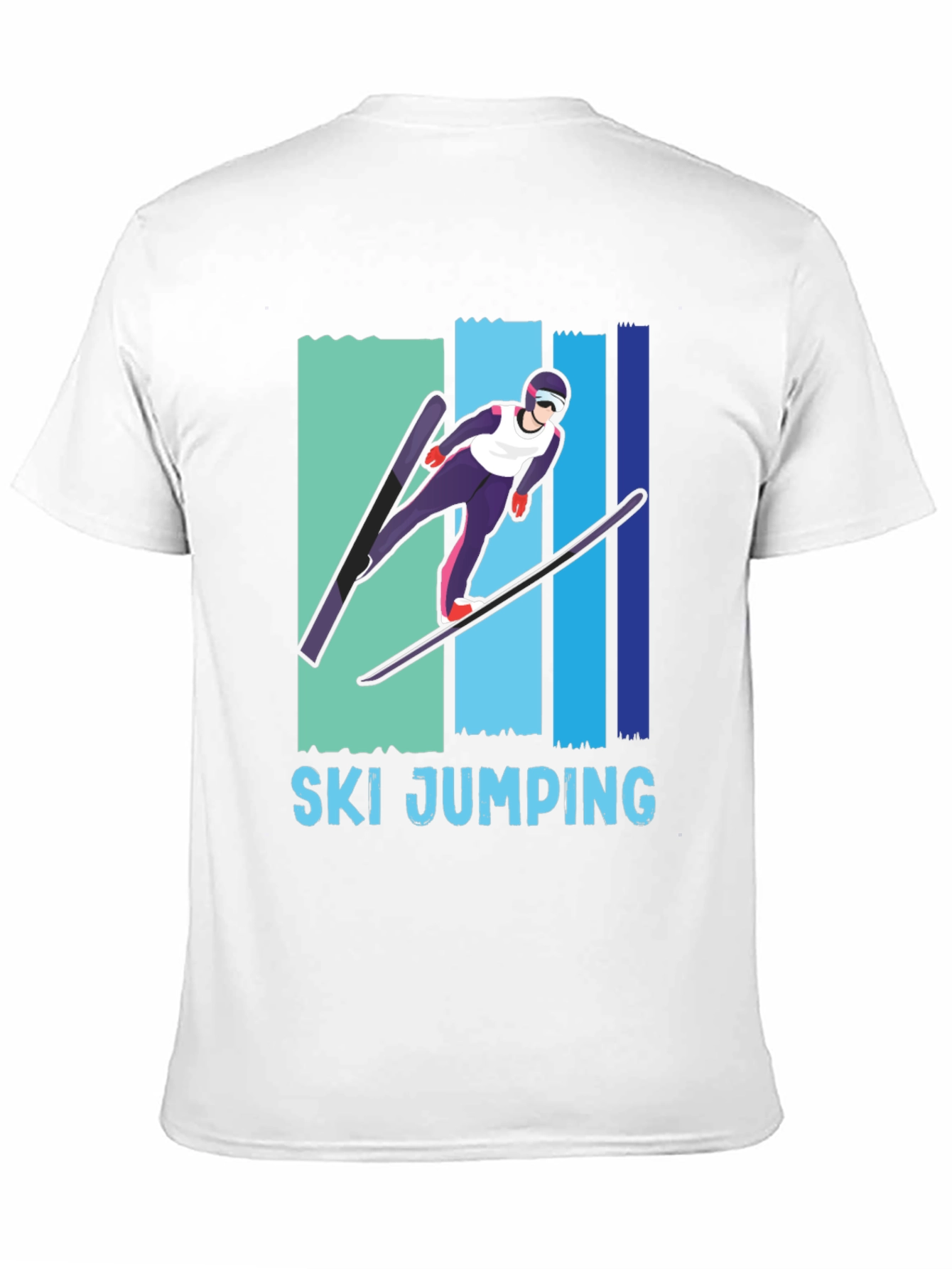 Ski Jumping T-Shirt - Unique Sport Graphic Tee
