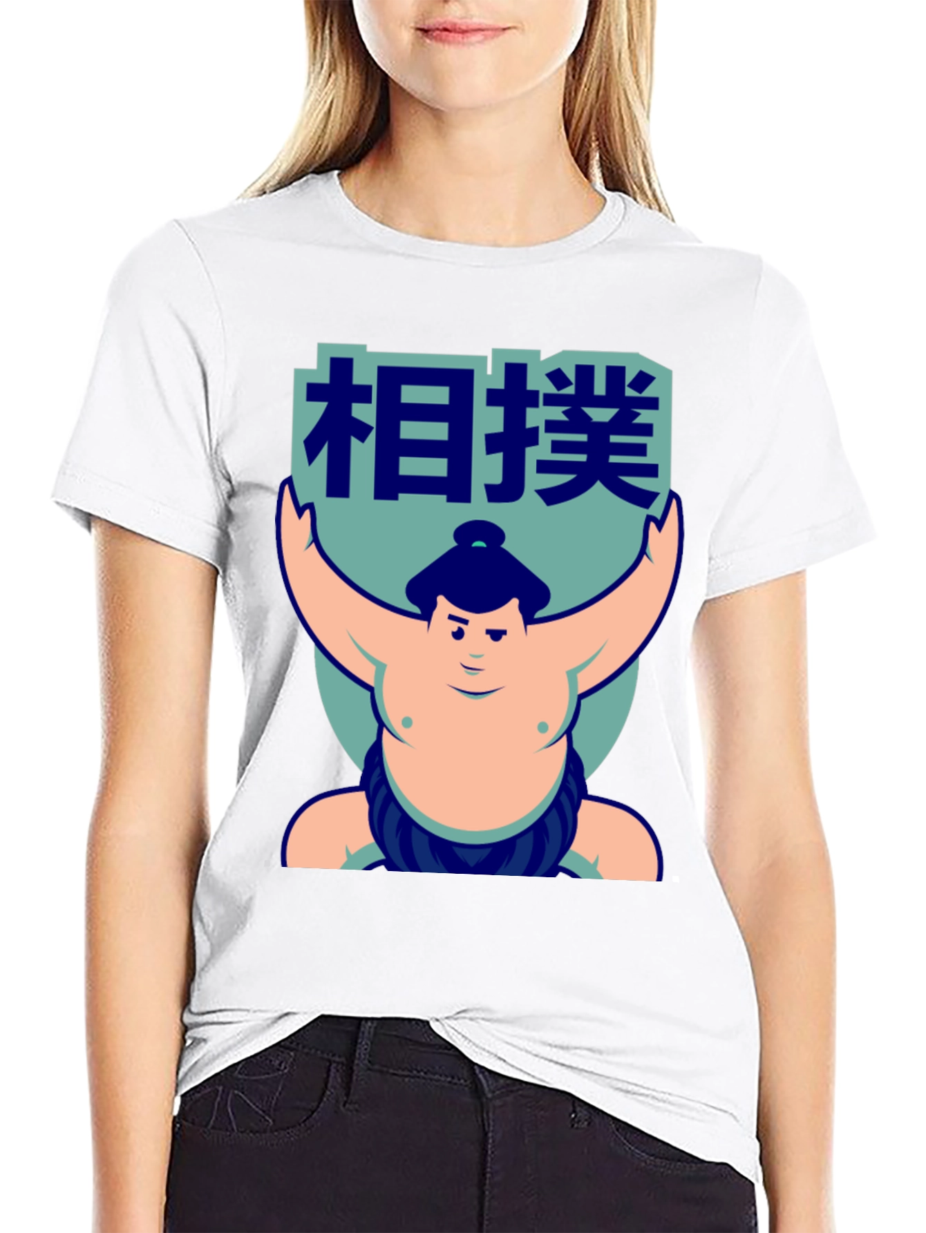 Sumo Wrestler Graphic T-Shirt