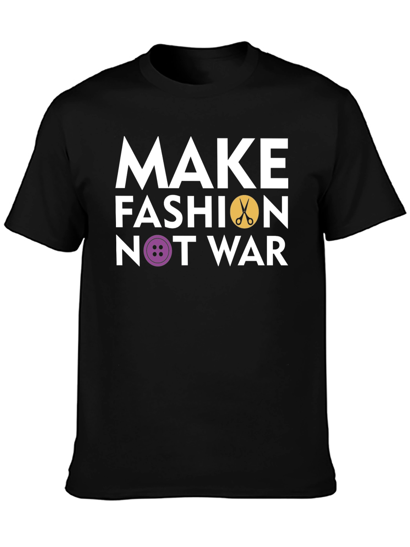 Make Fashion Not War Graphic T-Shirt