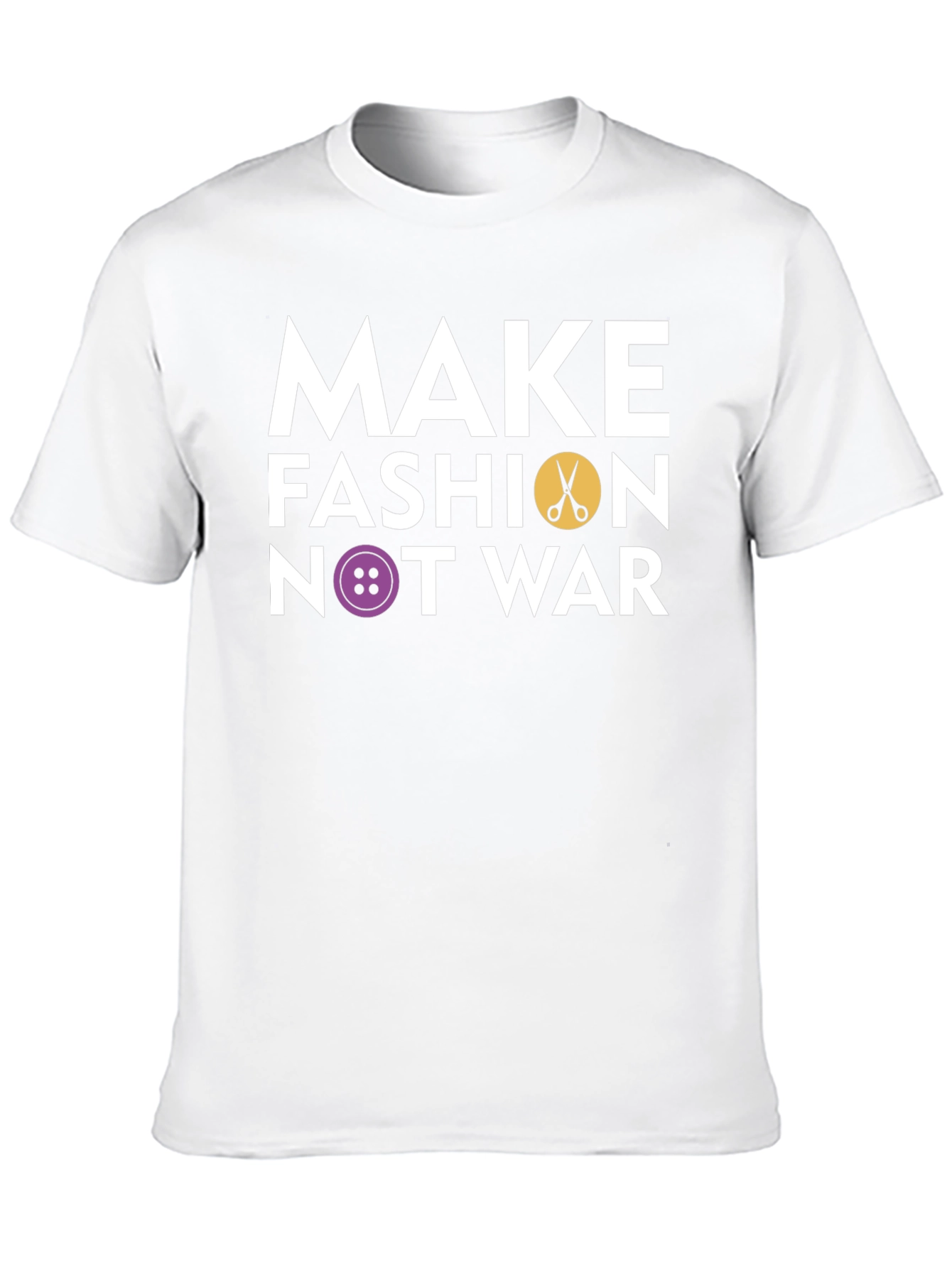 Make Fashion Not War Graphic T-Shirt