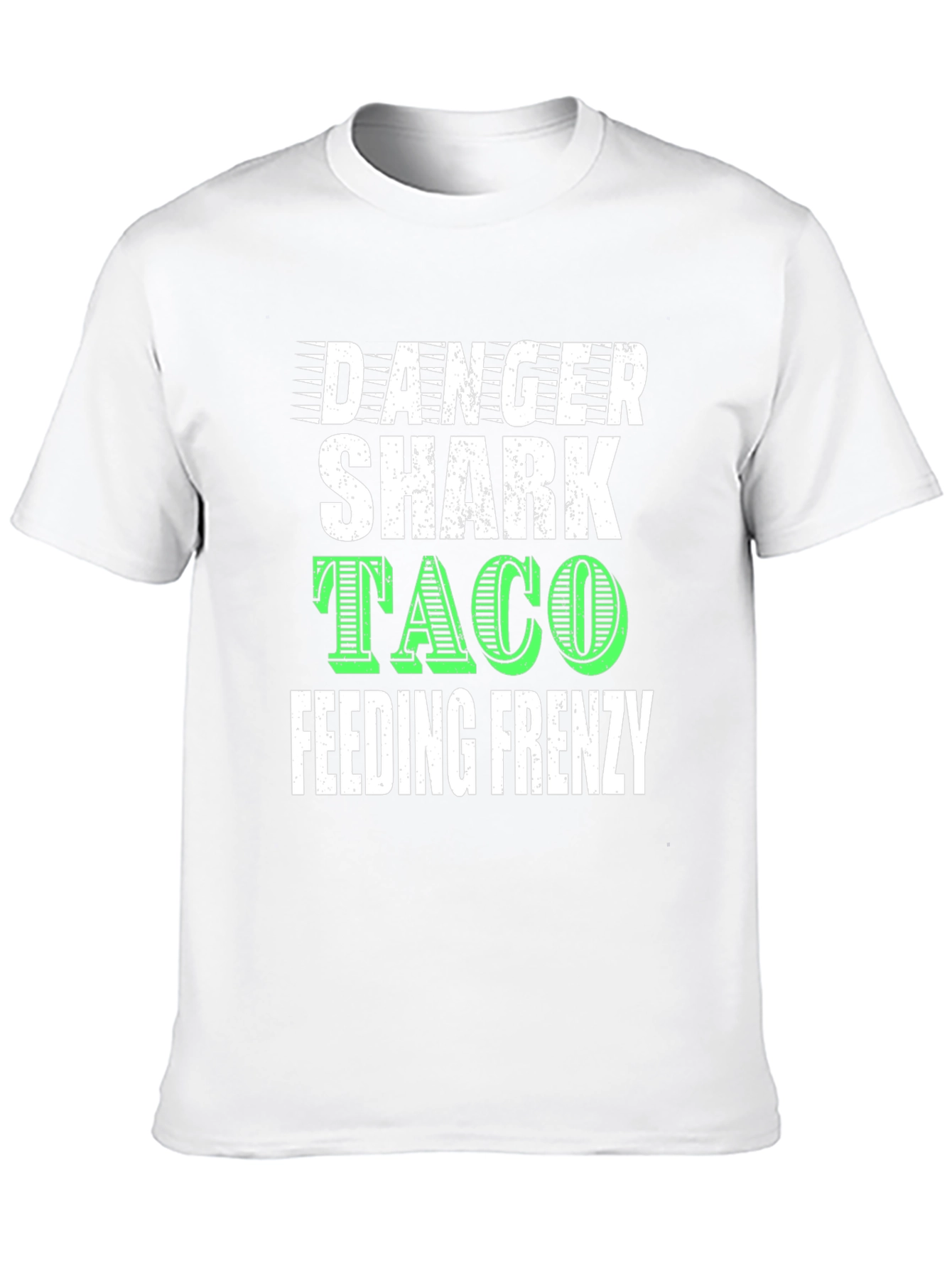 Danger Shark Taco Feeding Frenzy Graphic T-Shirt
