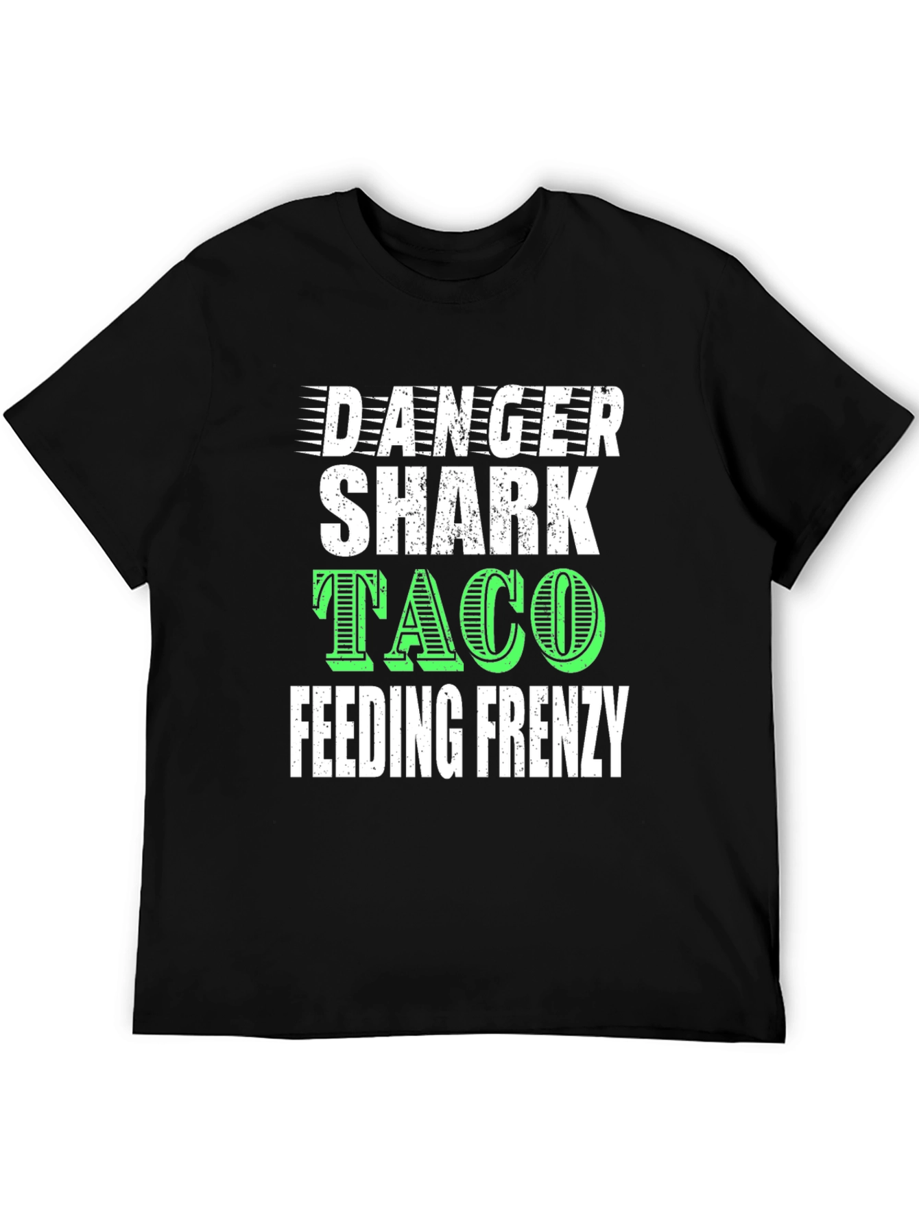 Danger Shark Taco Feeding Frenzy Graphic T-Shirt