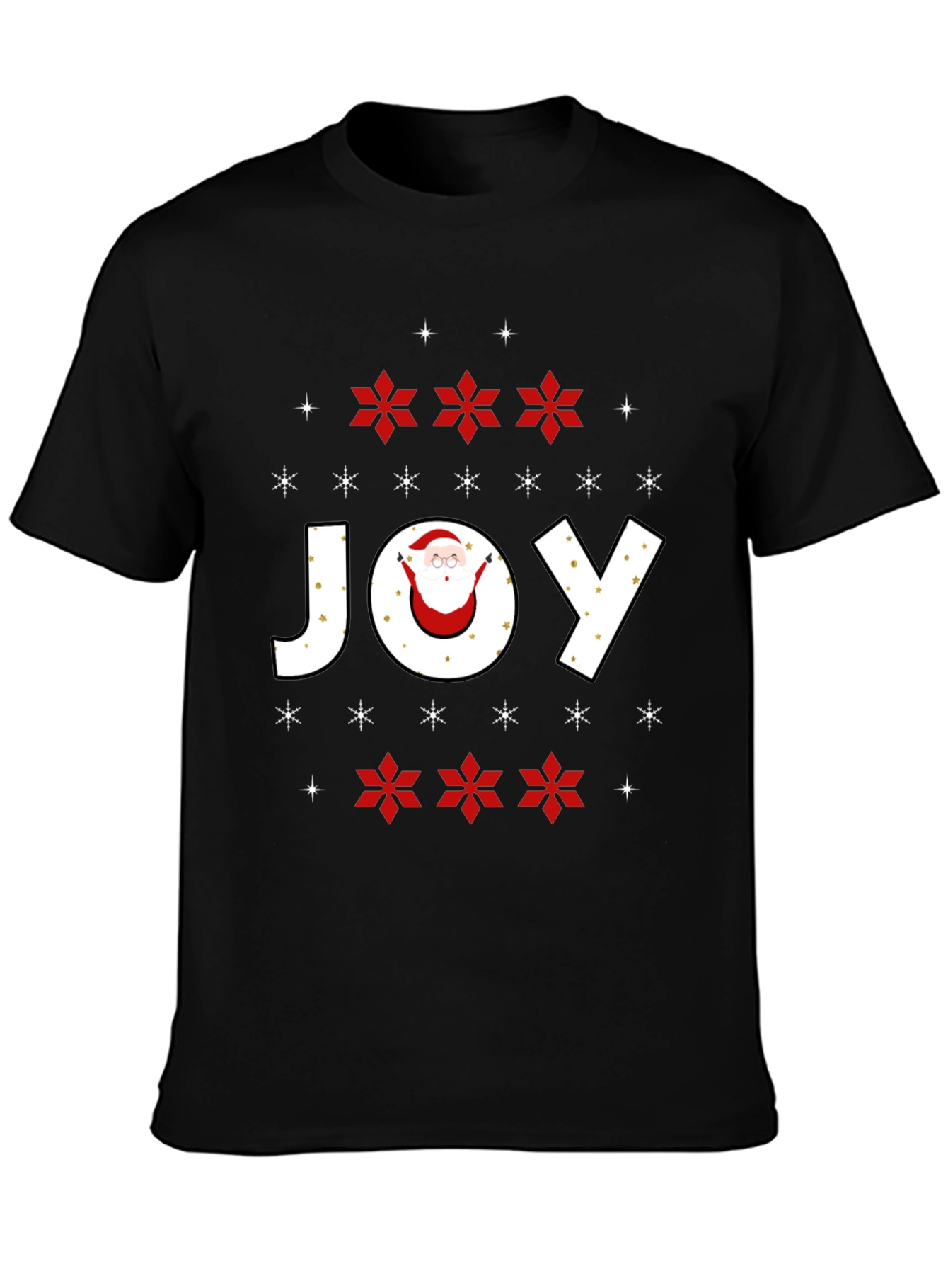 Holiday Joy Santa Graphic Tee