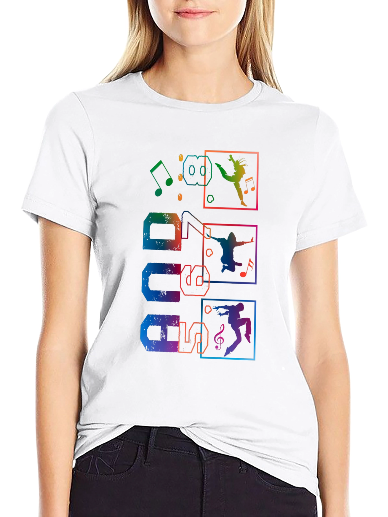 Groovy Rainbow Dancer Graphic Tee