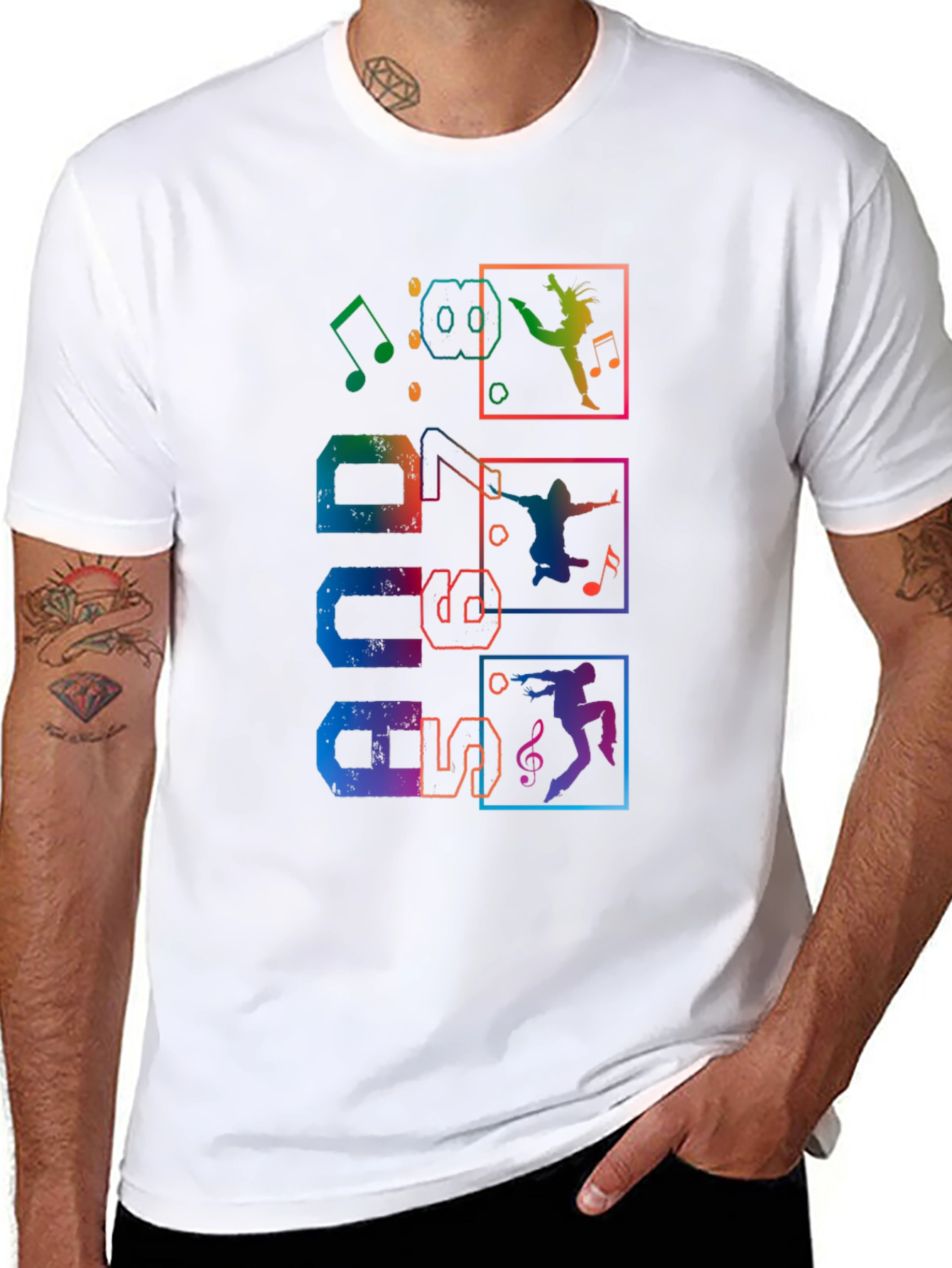 Groovy Rainbow Dancer Graphic Tee