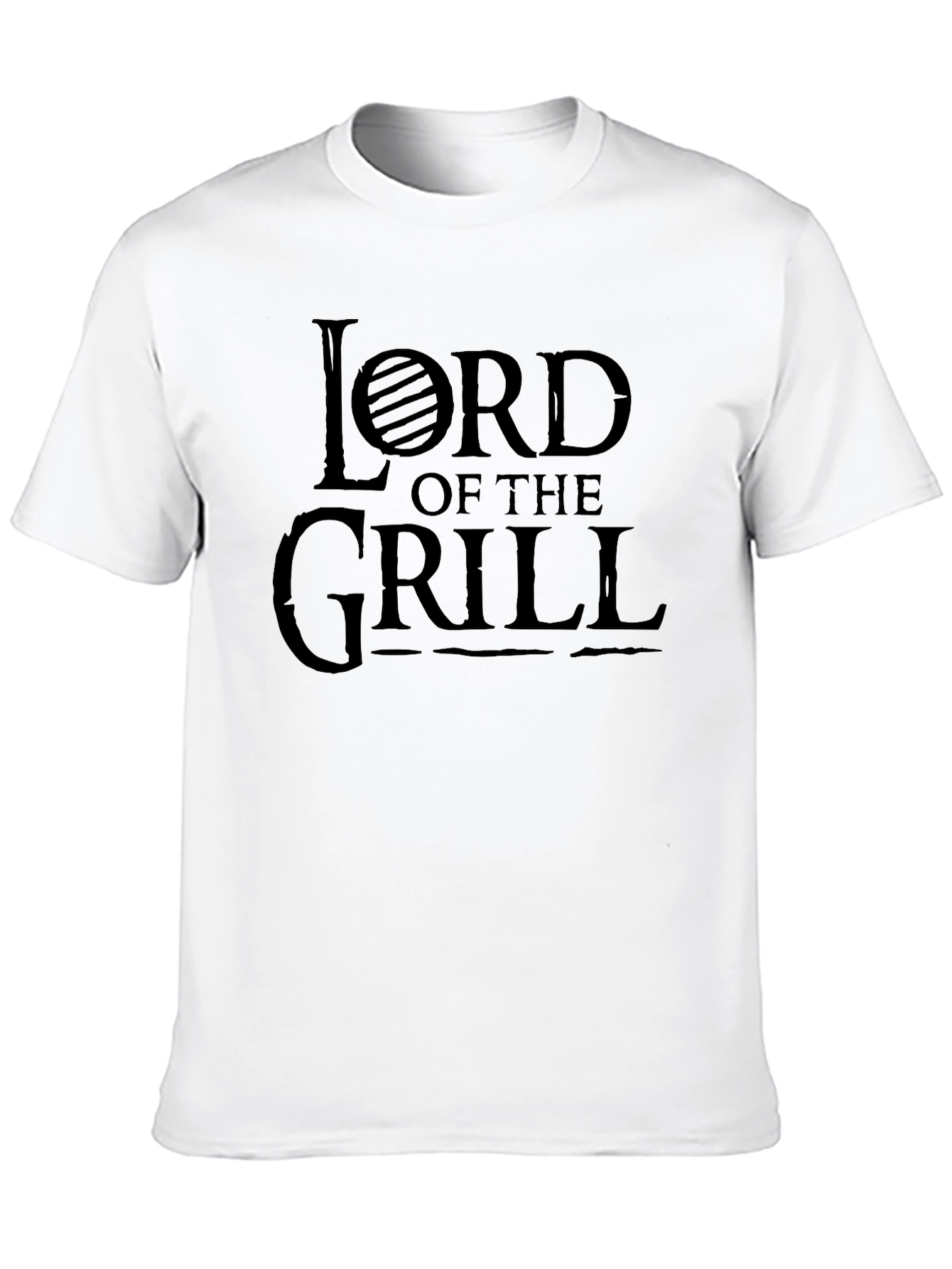 Lord of the Grill Black Graphic T-Shirt