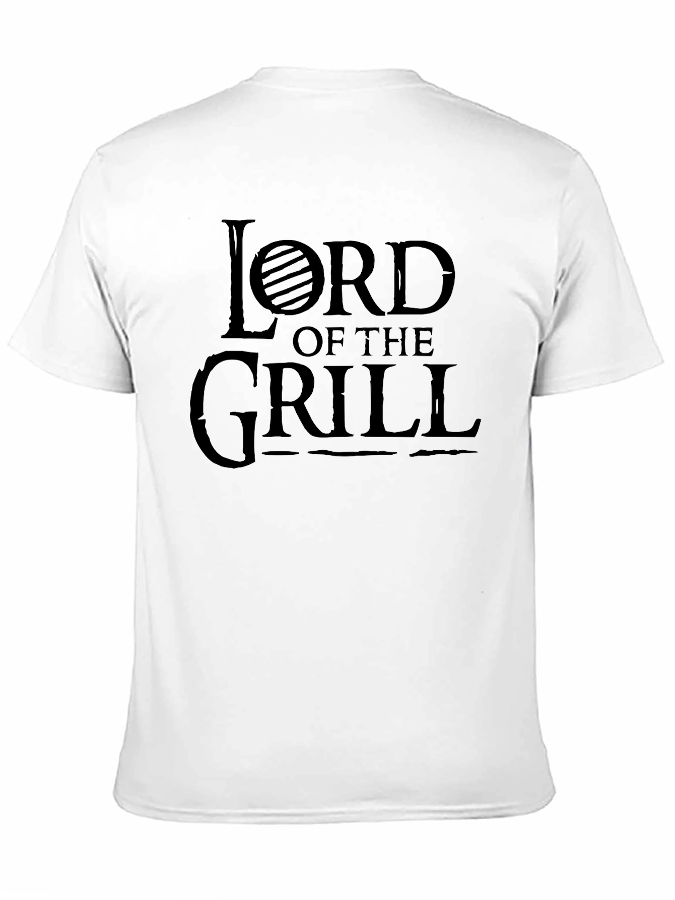 Lord of the Grill Black Graphic T-Shirt