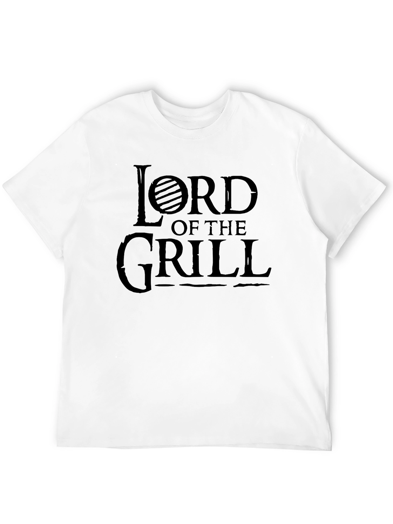 Lord of the Grill Black Graphic T-Shirt