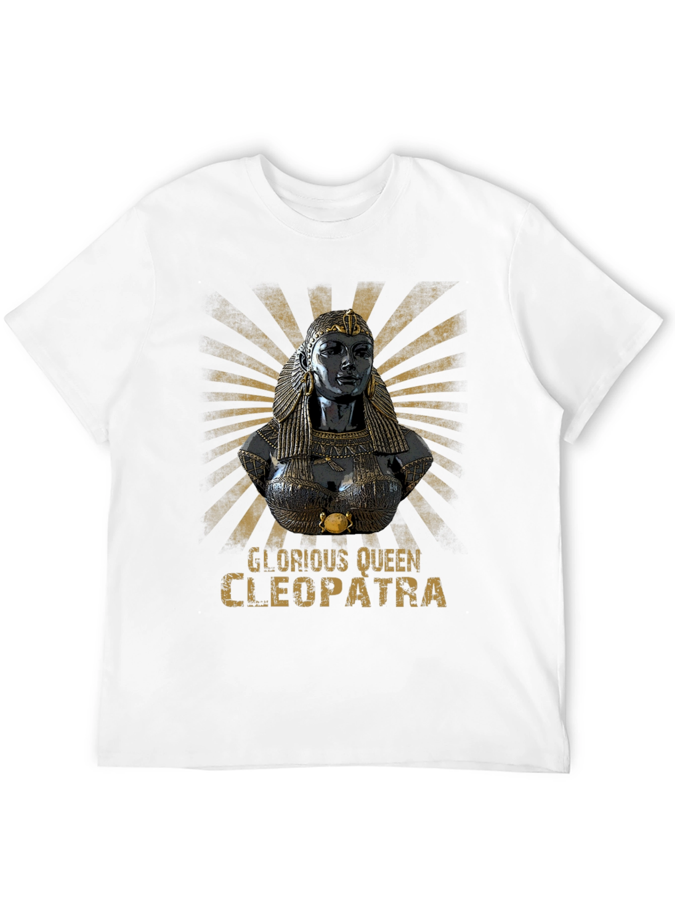 Glorious Queen Cleopatra Black T-Shirt