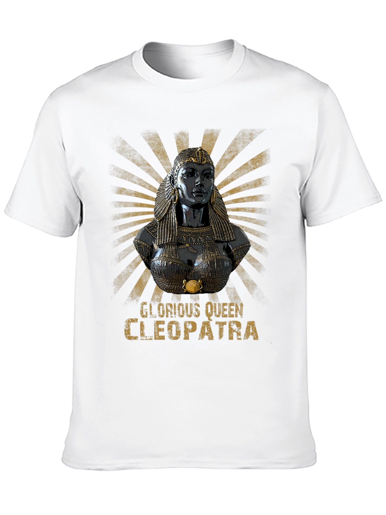 Glorious Queen Cleopatra Black T-Shirt