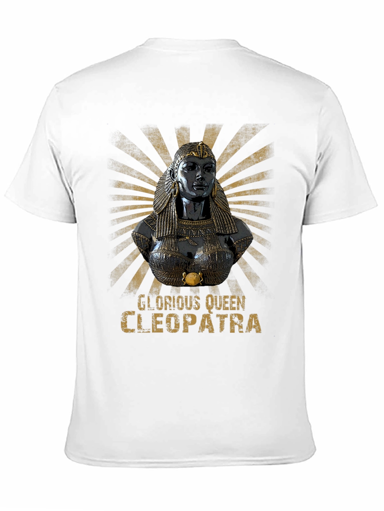 Glorious Queen Cleopatra Black T-Shirt