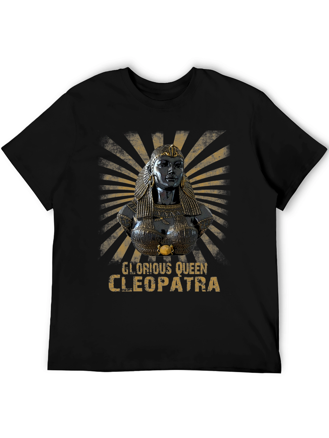 Glorious Queen Cleopatra Black T-Shirt