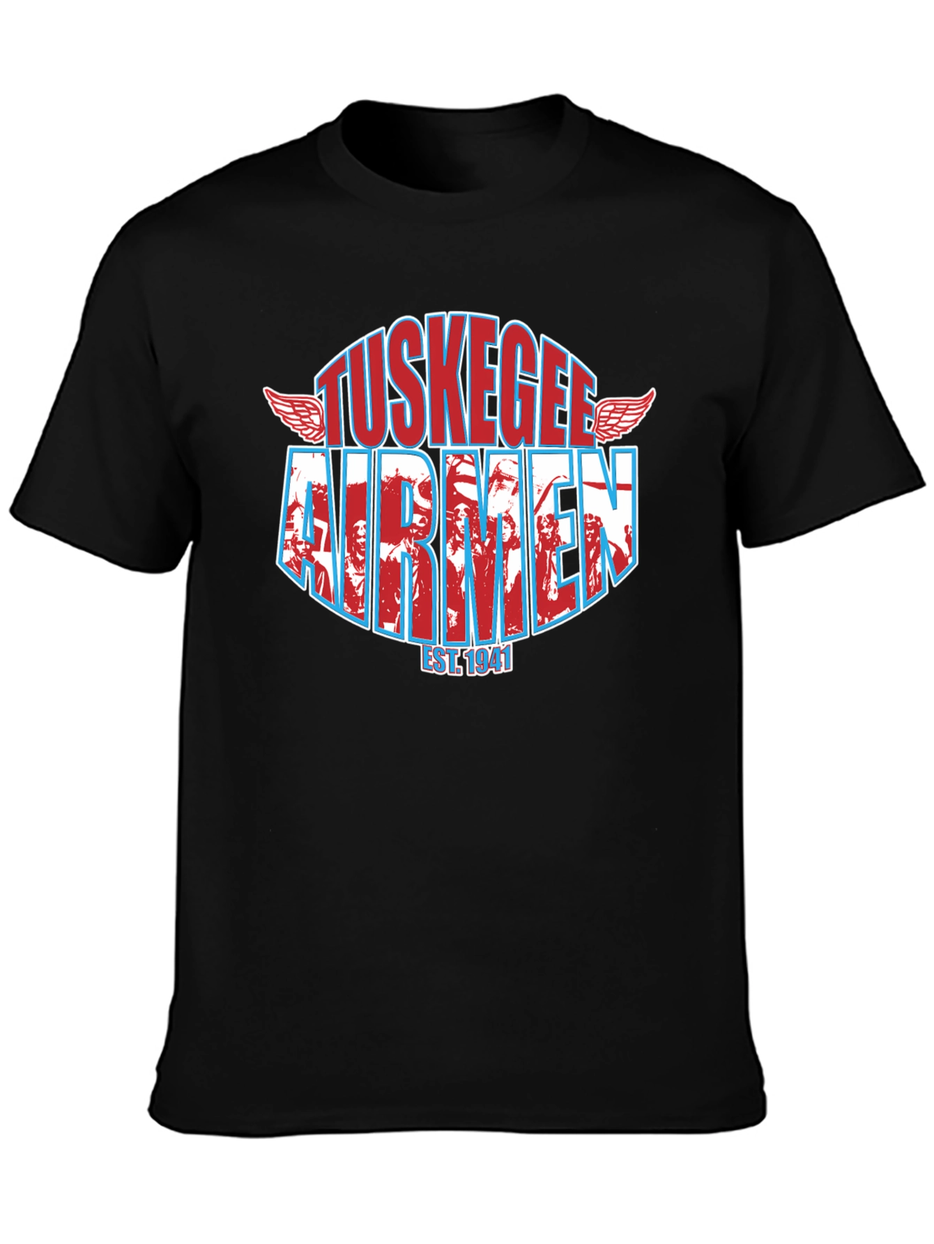 Tuskegee Airmen Black T-Shirt