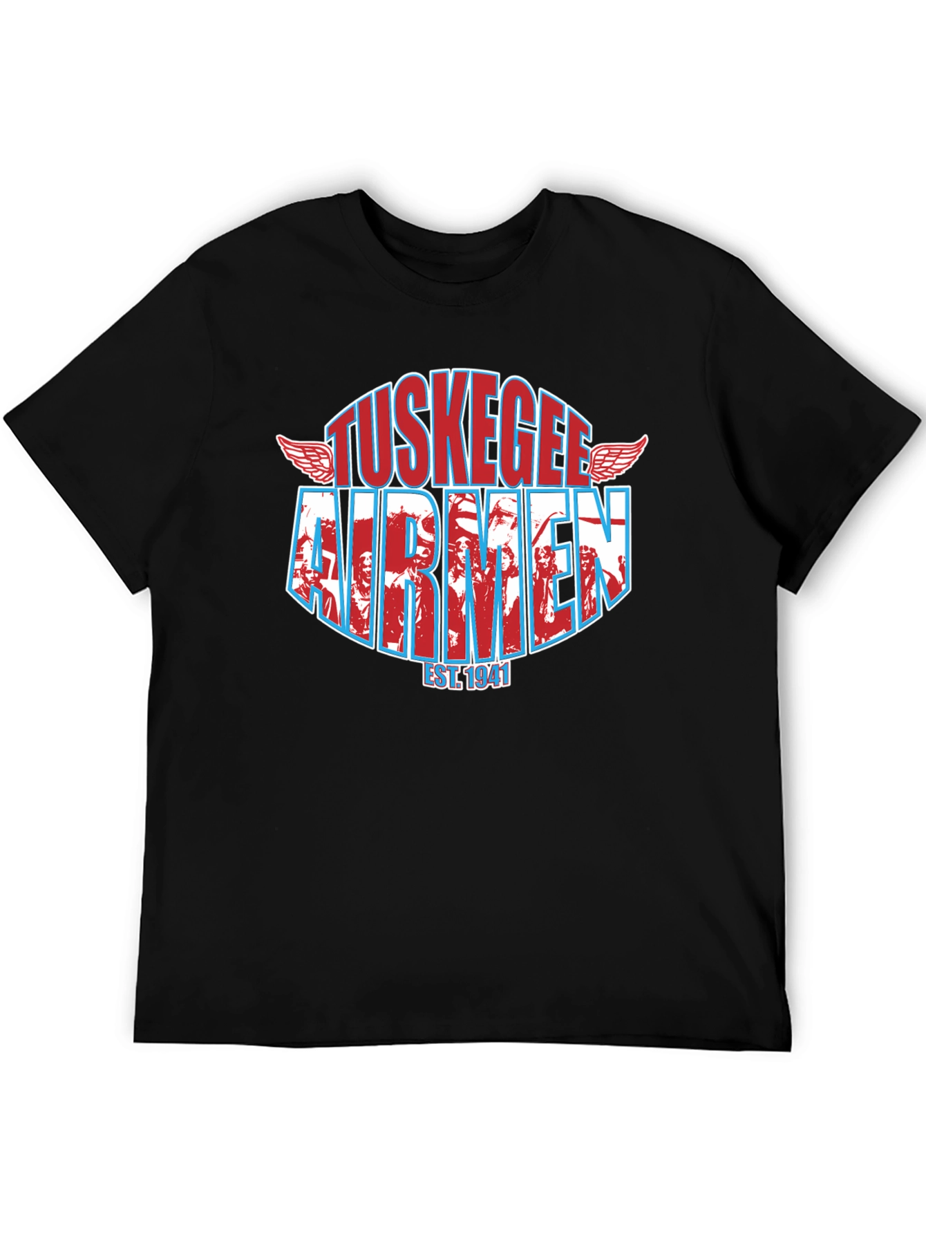Tuskegee Airmen Black T-Shirt
