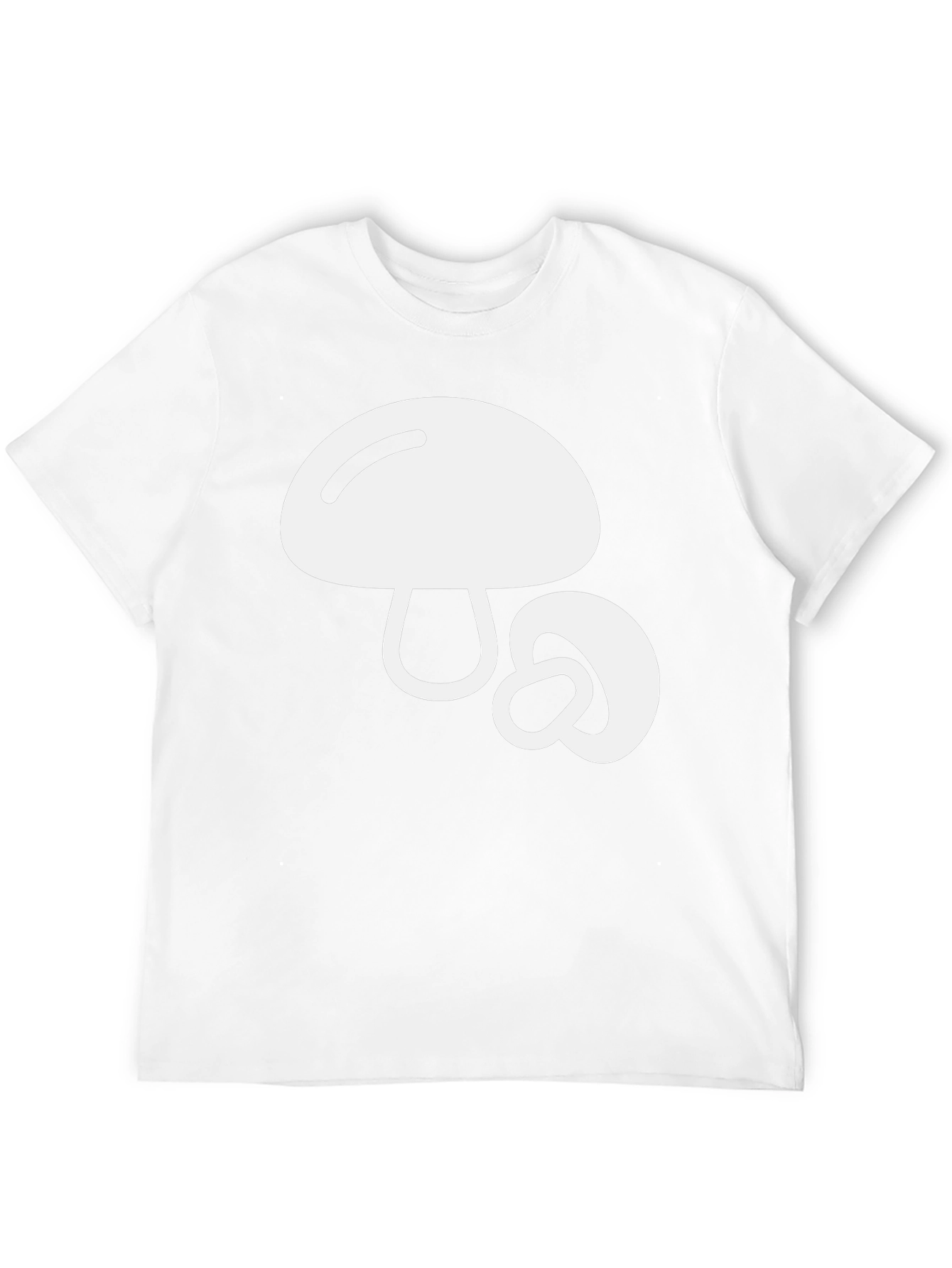 Mushroom Graphic Tee - Fun Black T-Shirt