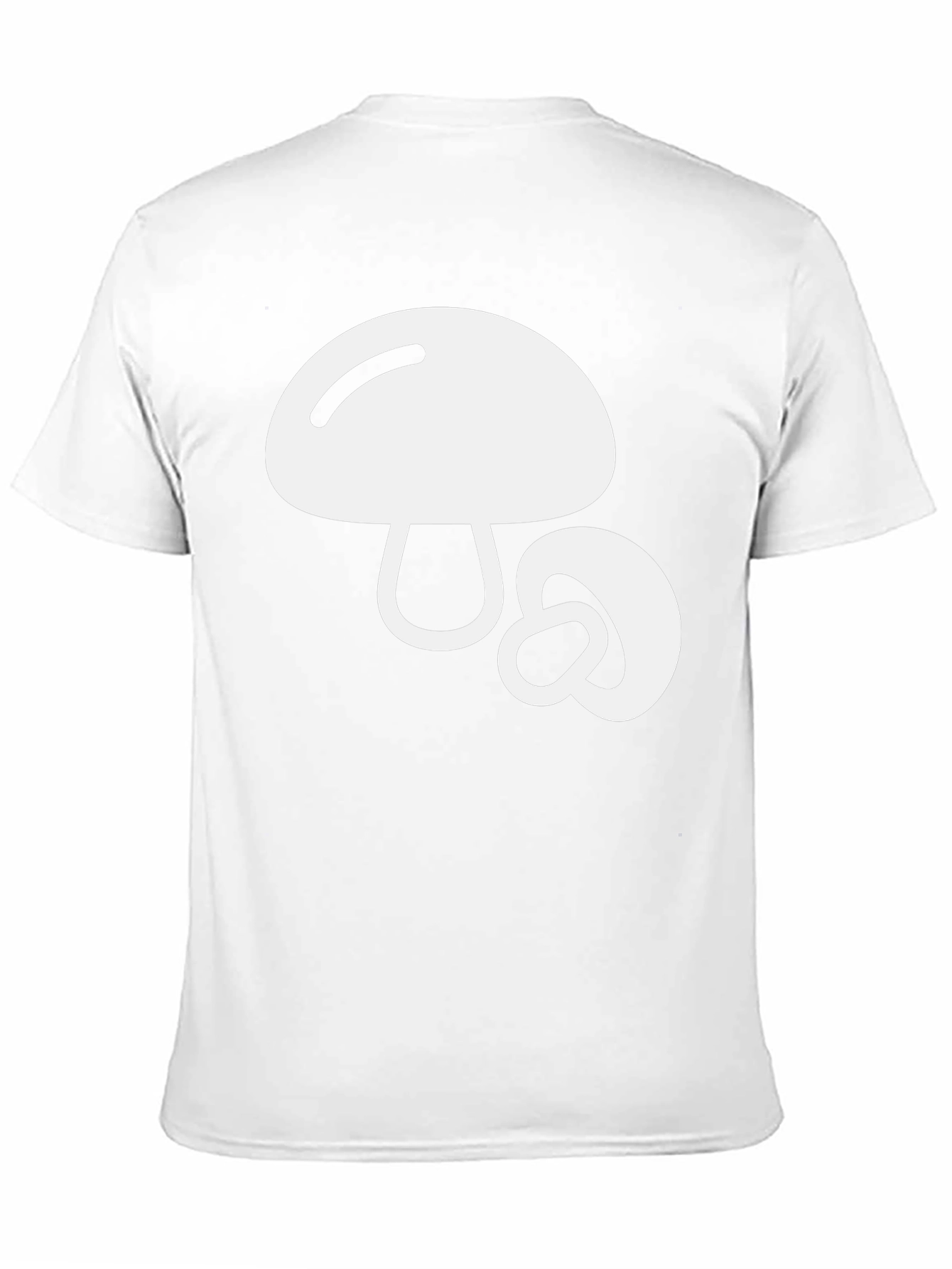Mushroom Graphic Tee - Fun Black T-Shirt