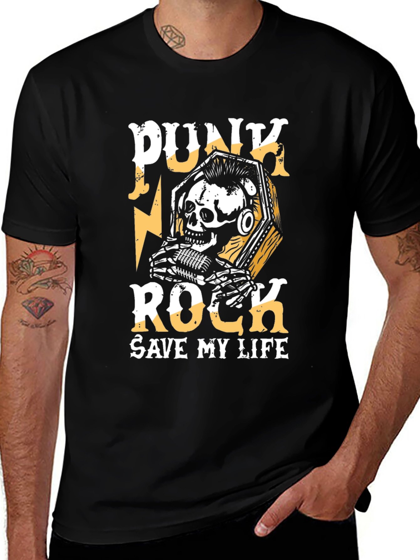 Punk Rock Save My Life Graphic Tee