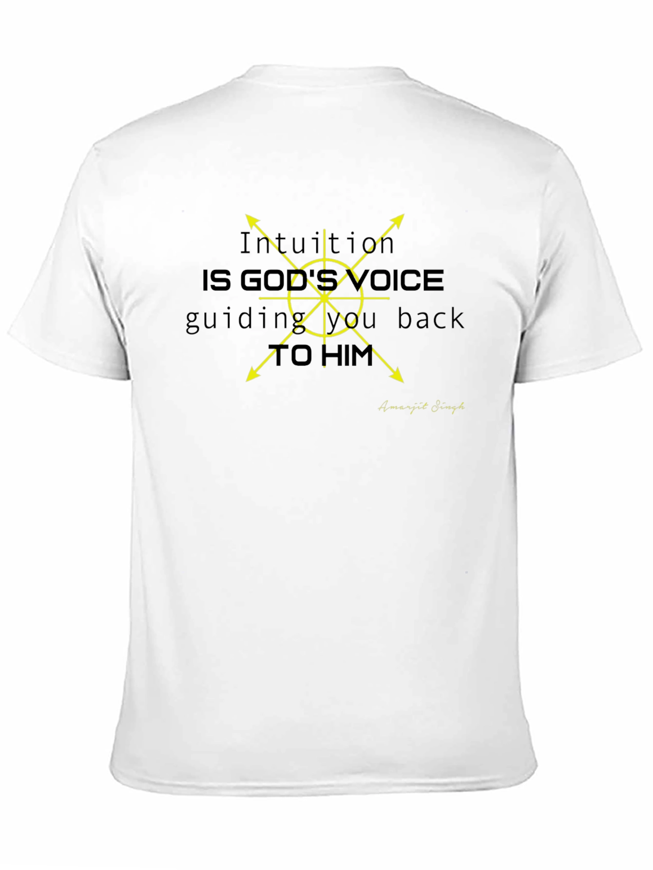 Intuition Graphic T-Shirt - Gods Voice Design