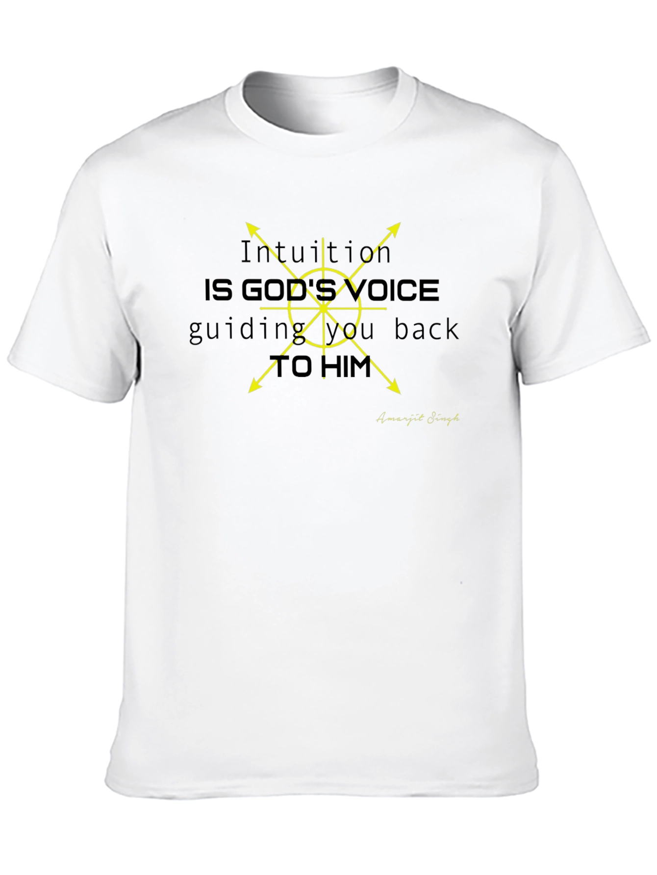 Intuition Graphic T-Shirt - Gods Voice Design