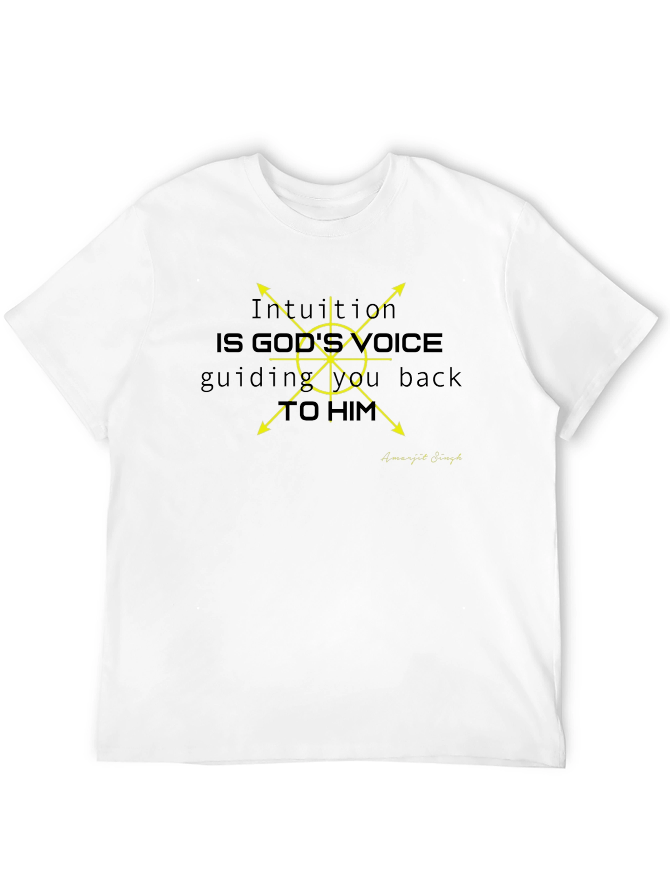 Intuition Graphic T-Shirt - Gods Voice Design