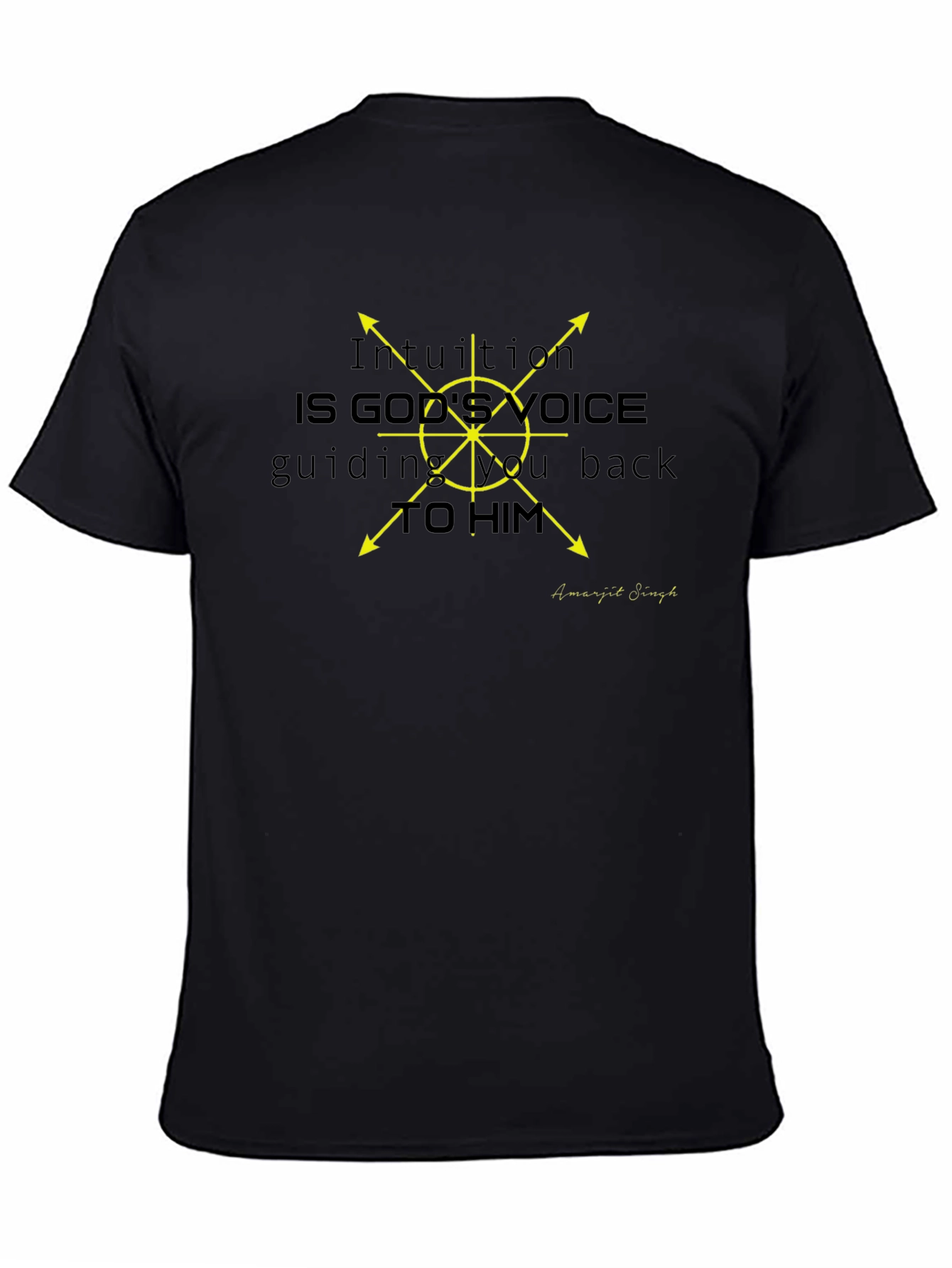 Intuition Graphic T-Shirt - Gods Voice Design