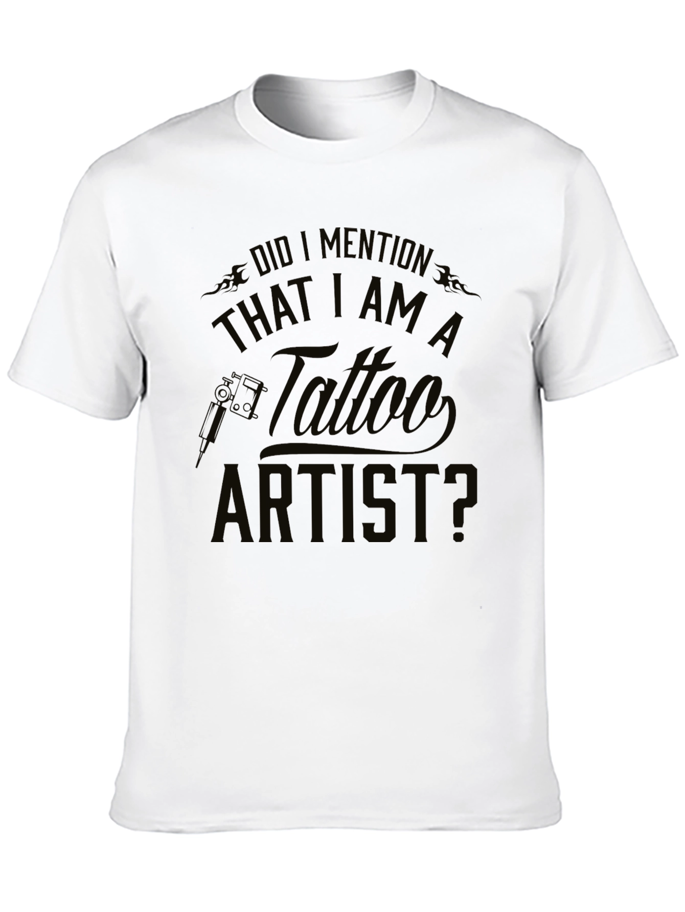 Tattoo Artist Black T-Shirt - Mens Graphic Tee