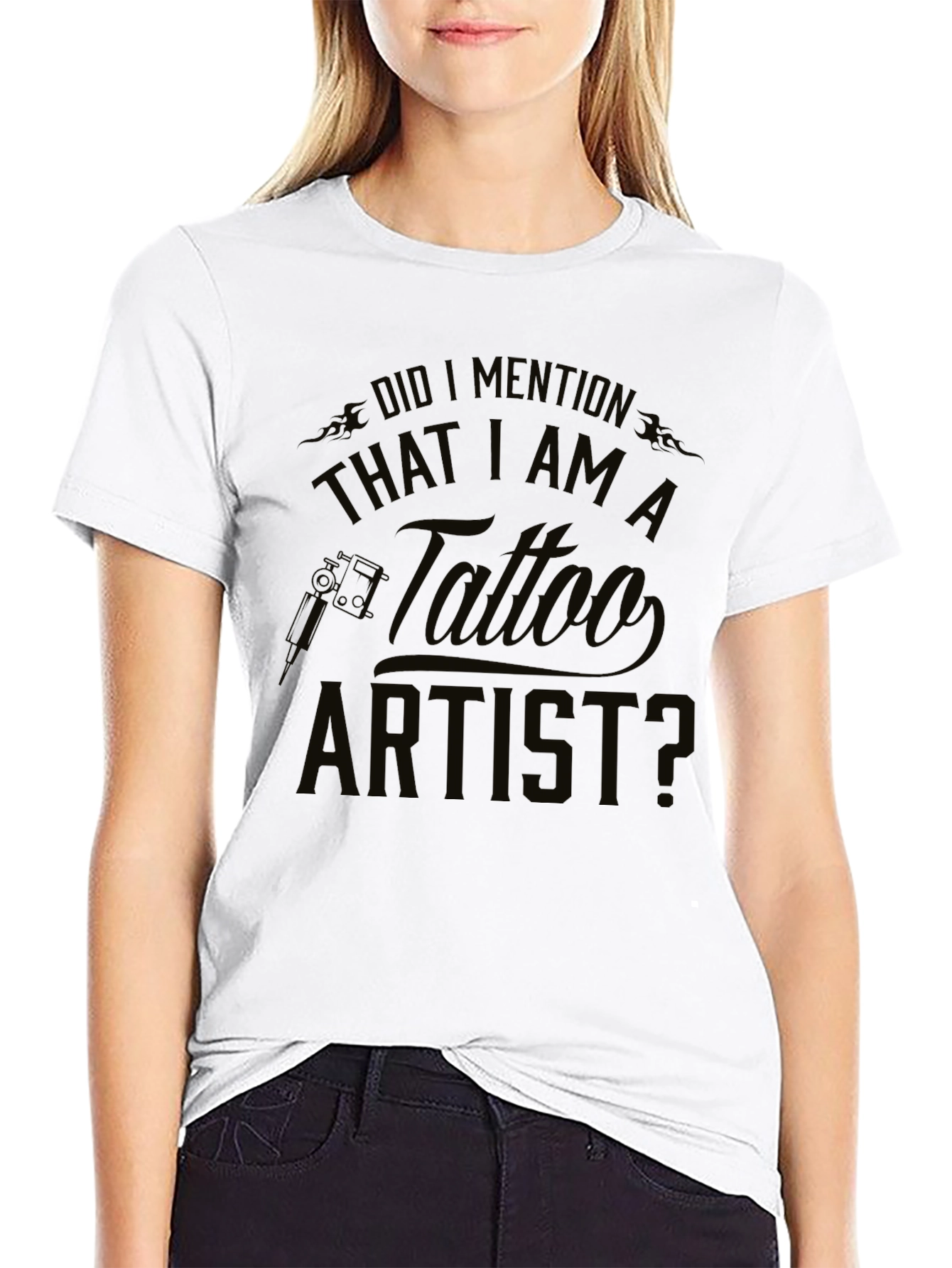 Tattoo Artist Black T-Shirt - Mens Graphic Tee