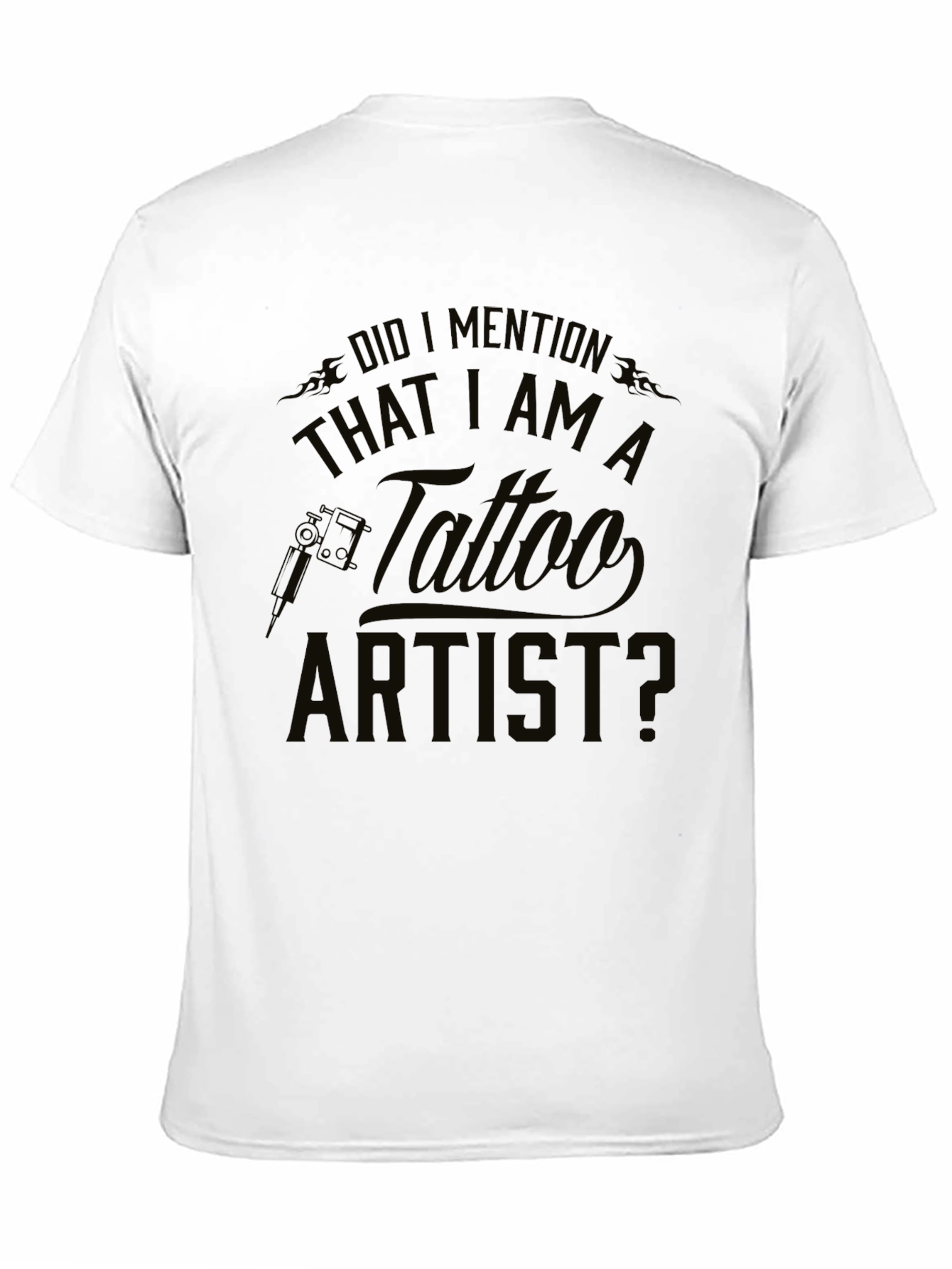 Tattoo Artist Black T-Shirt - Mens Graphic Tee