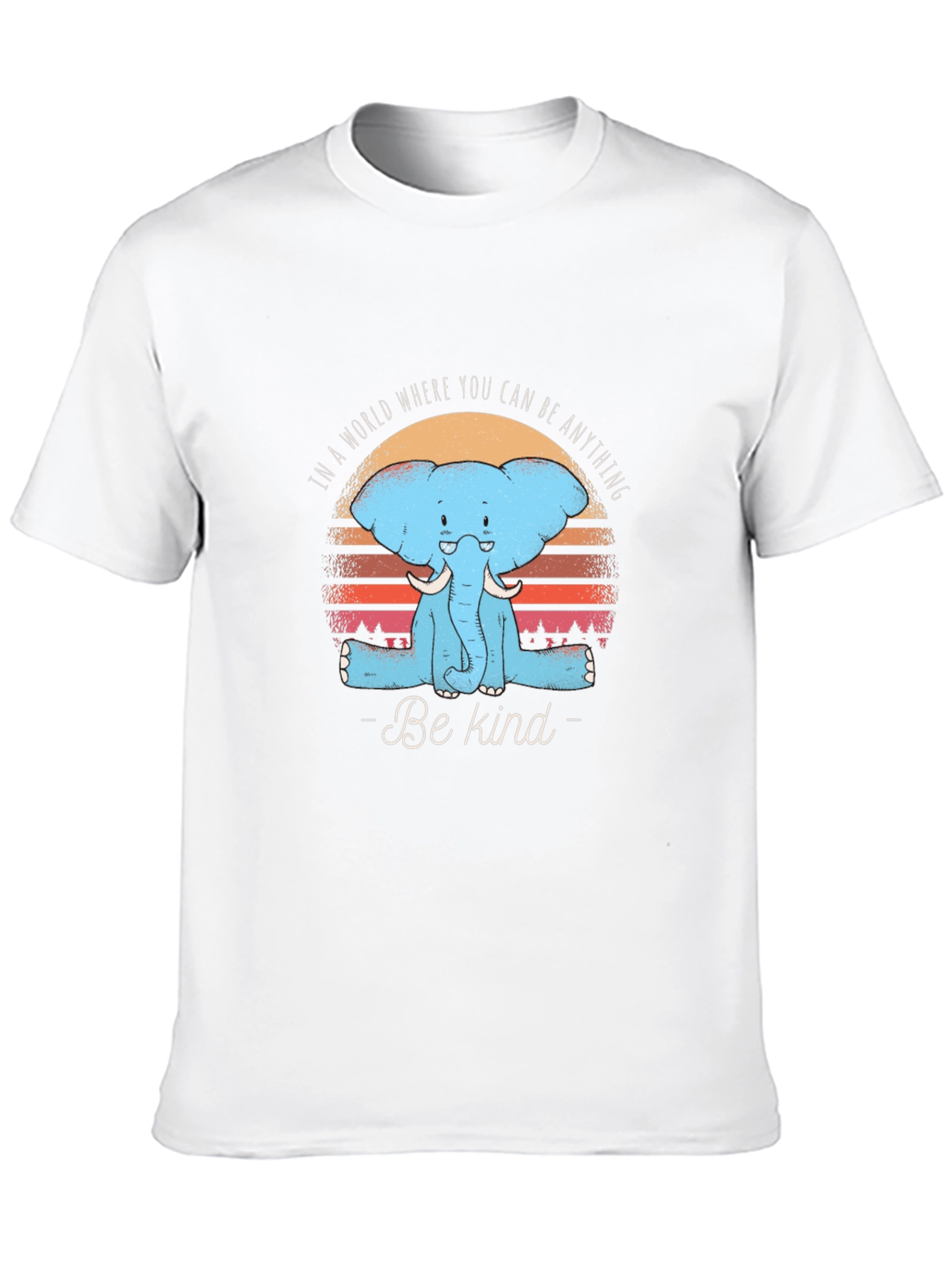 Be Kind Elephant Graphic T-Shirt