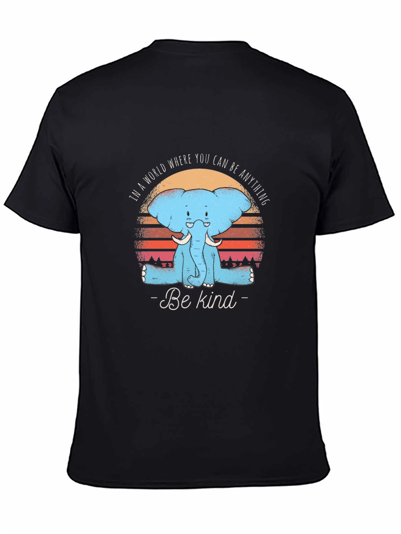Be Kind Elephant Graphic T-Shirt