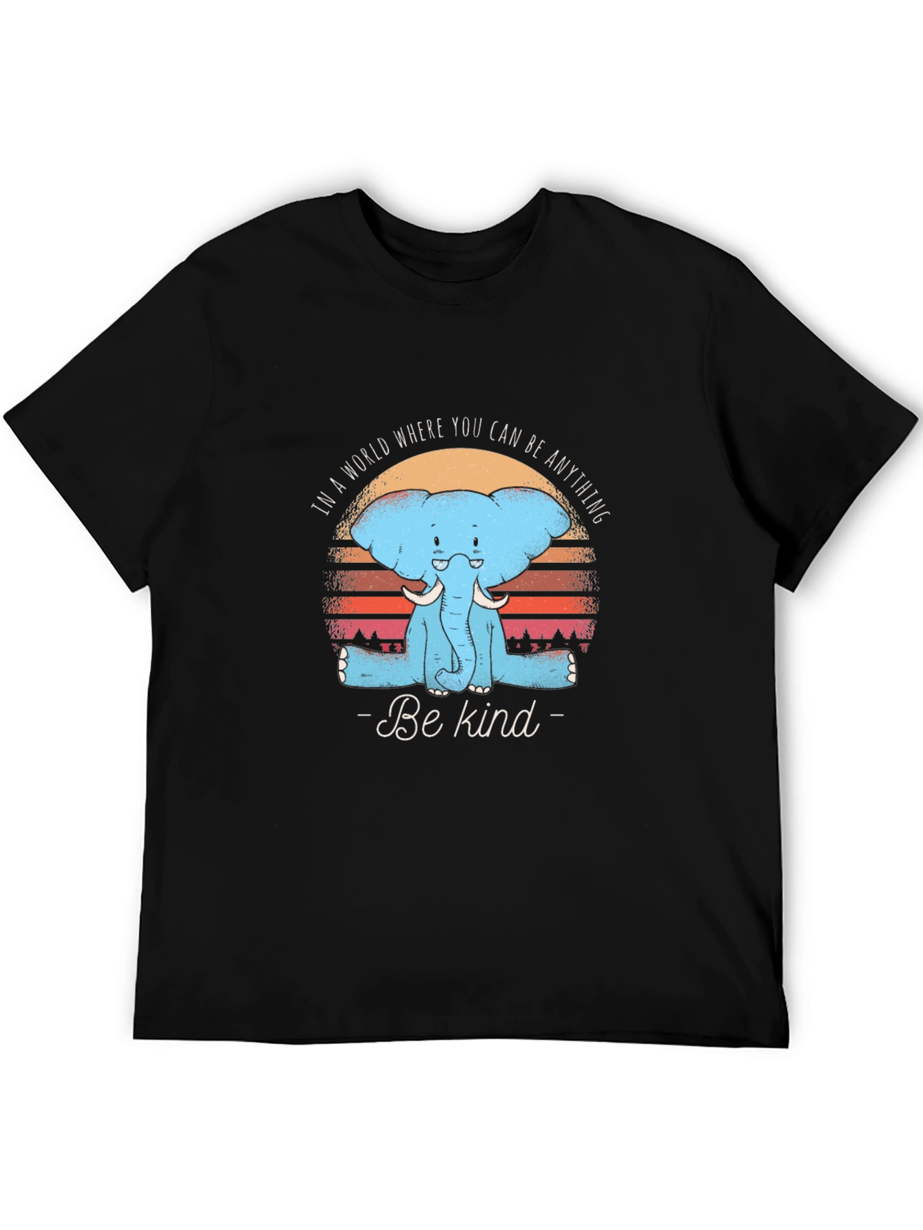 Be Kind Elephant Graphic T-Shirt