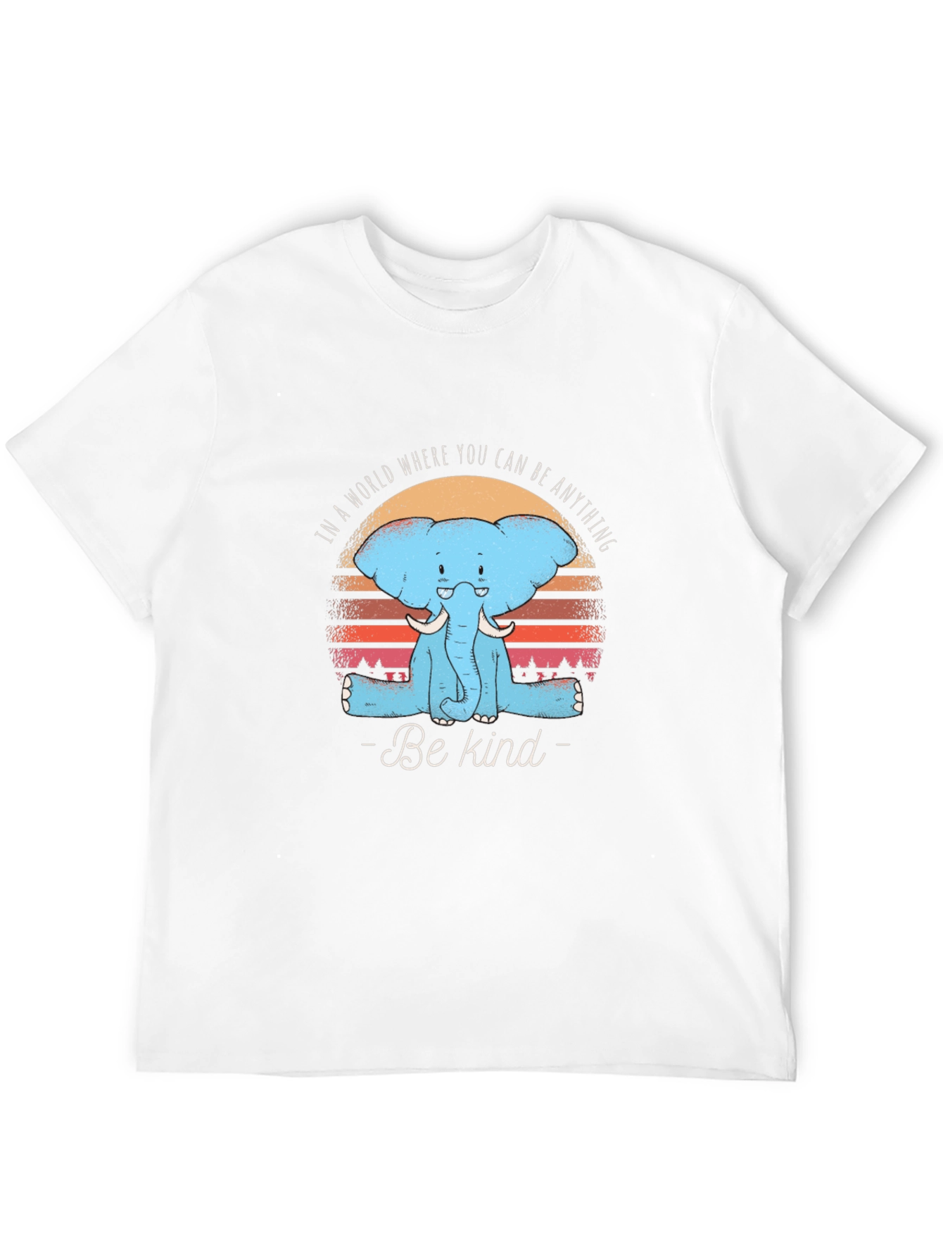 Be Kind Elephant Graphic T-Shirt