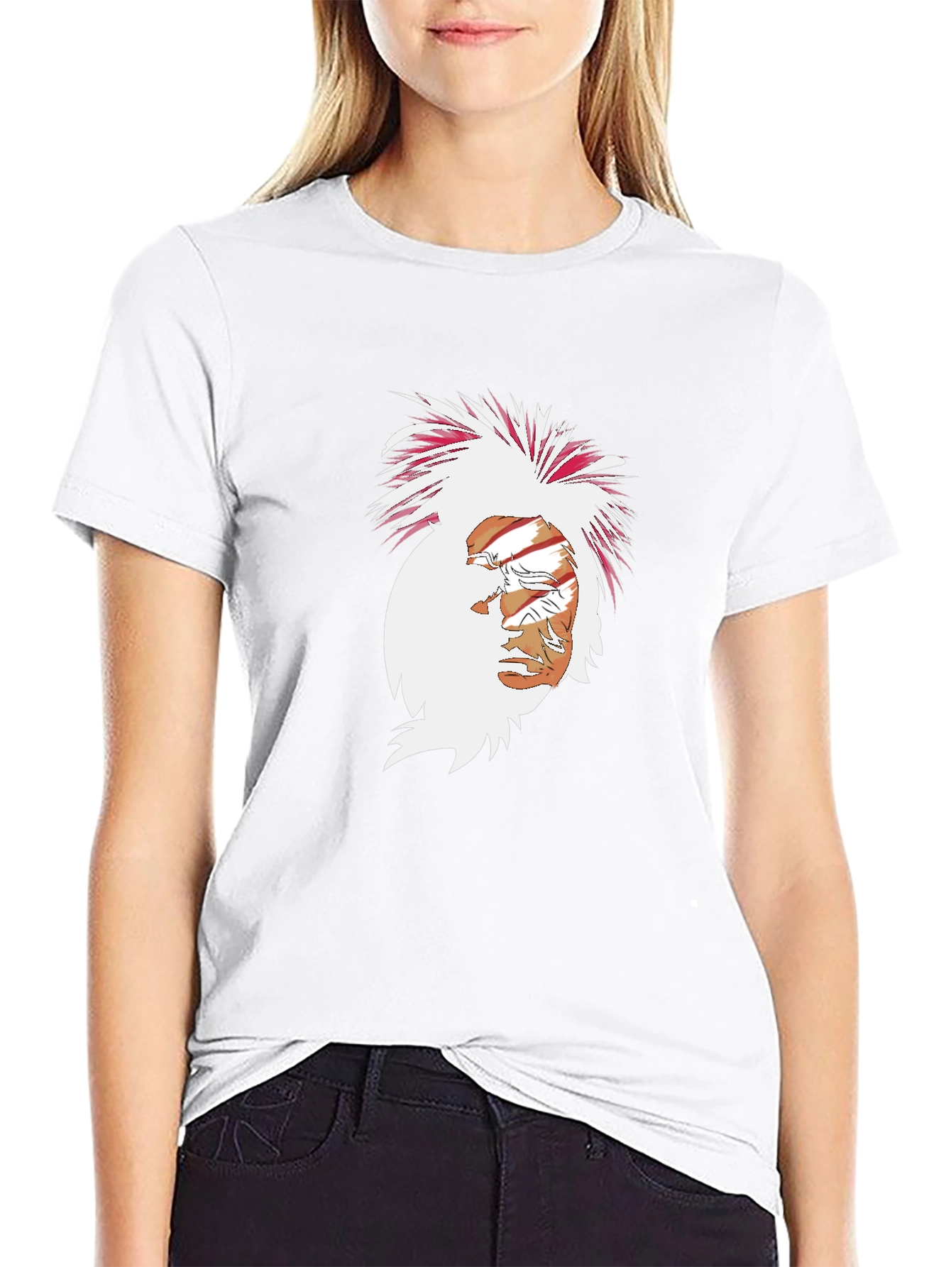 Cool Graphic Tee - Indian Chief Design T-Shirt