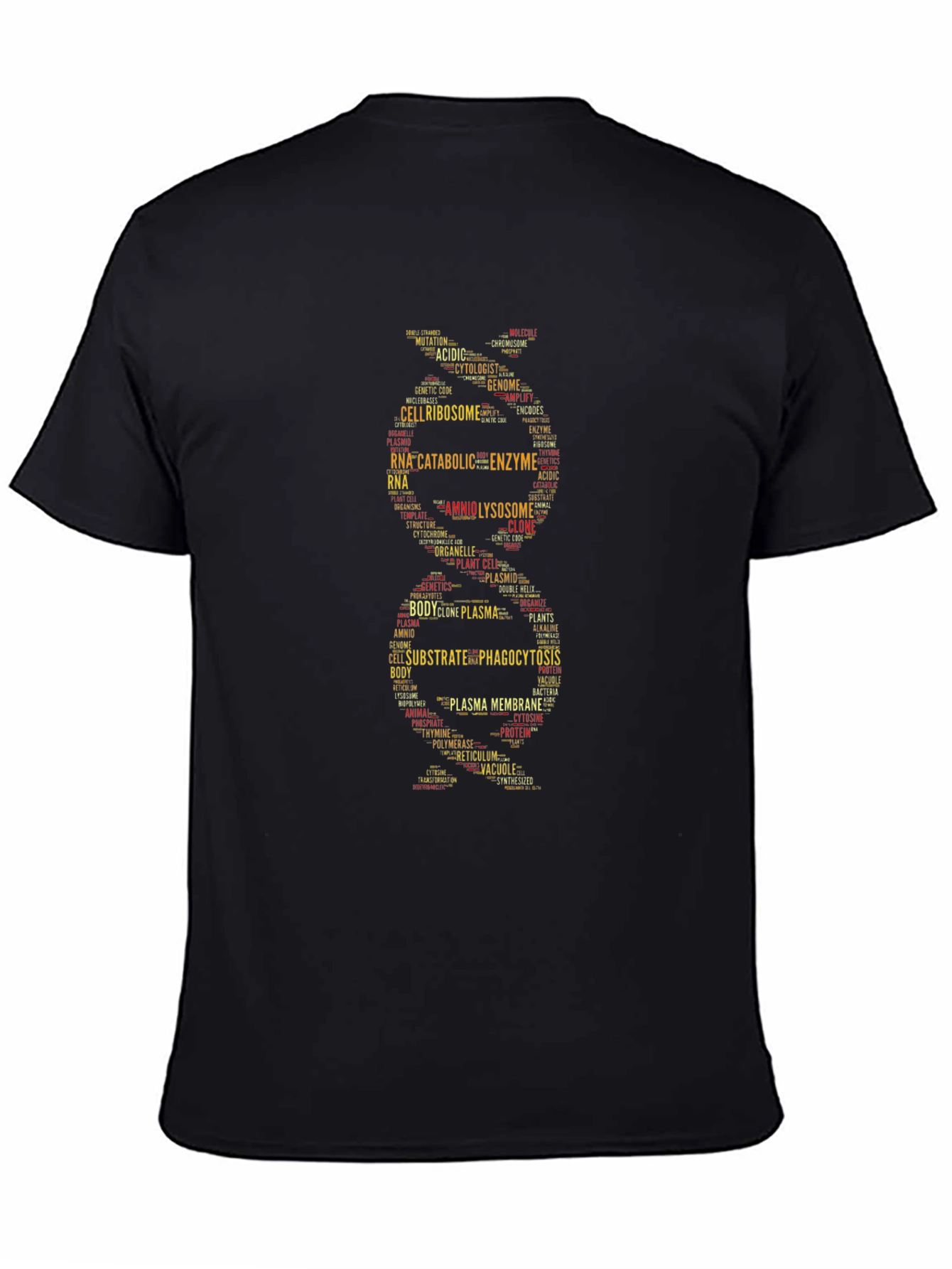 DNA Word Art Graphic T-Shirt - Science Tee