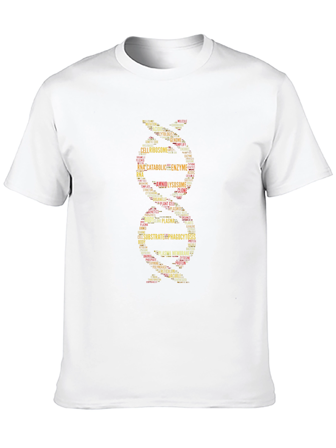 DNA Word Art Graphic T-Shirt - Science Tee