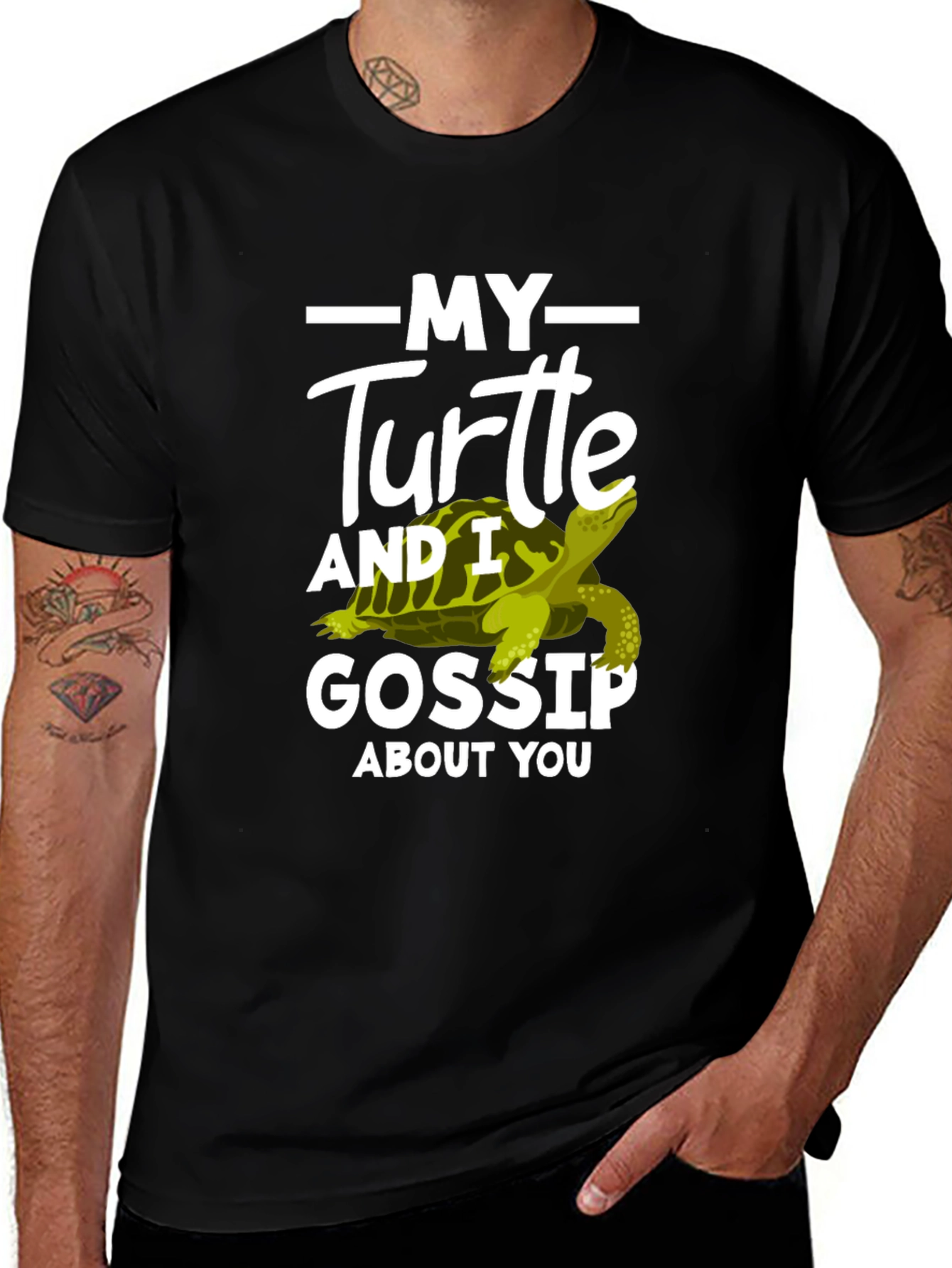 My Turtle and I Gossip About You T-Shirt