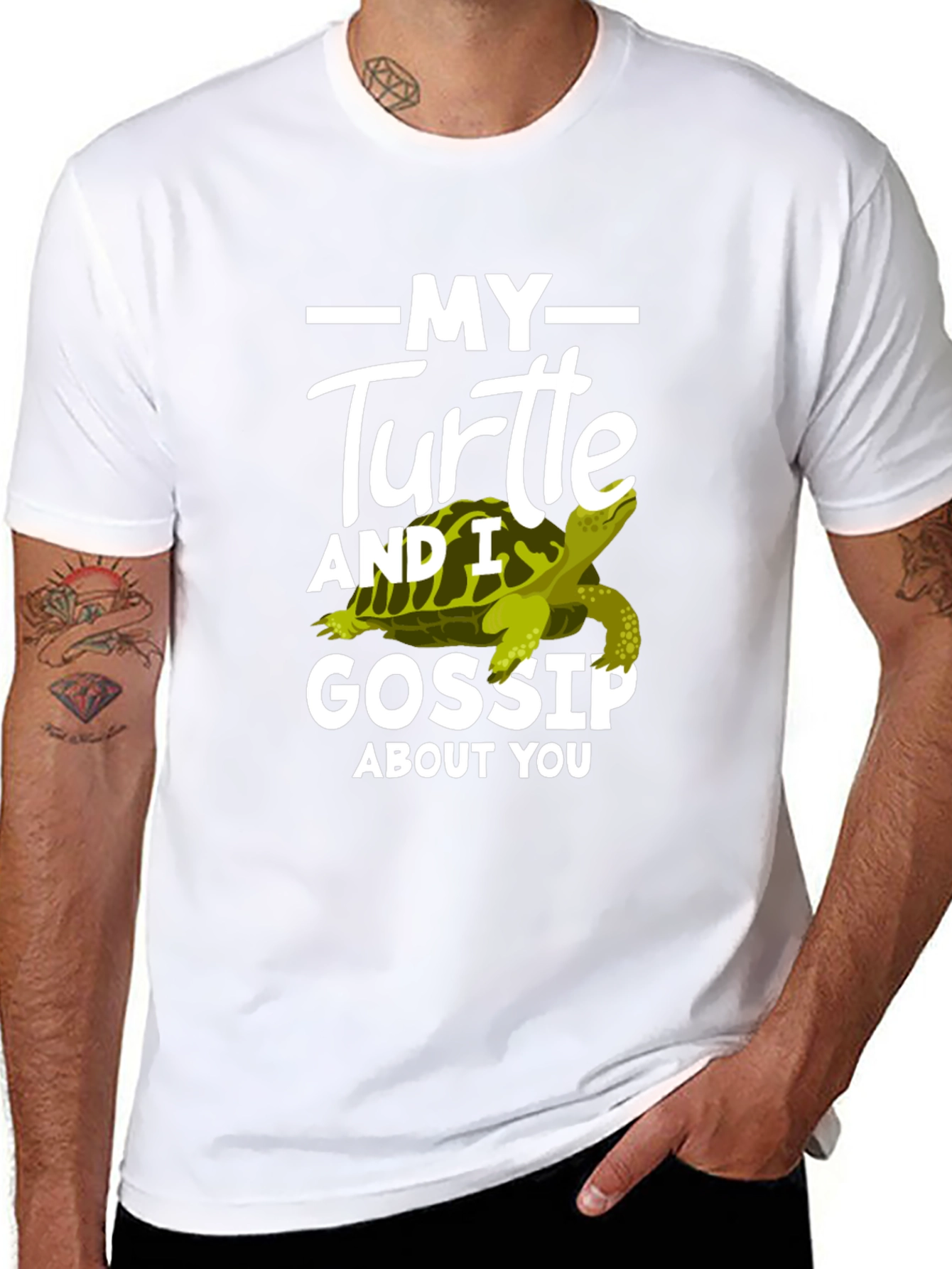 My Turtle and I Gossip About You T-Shirt